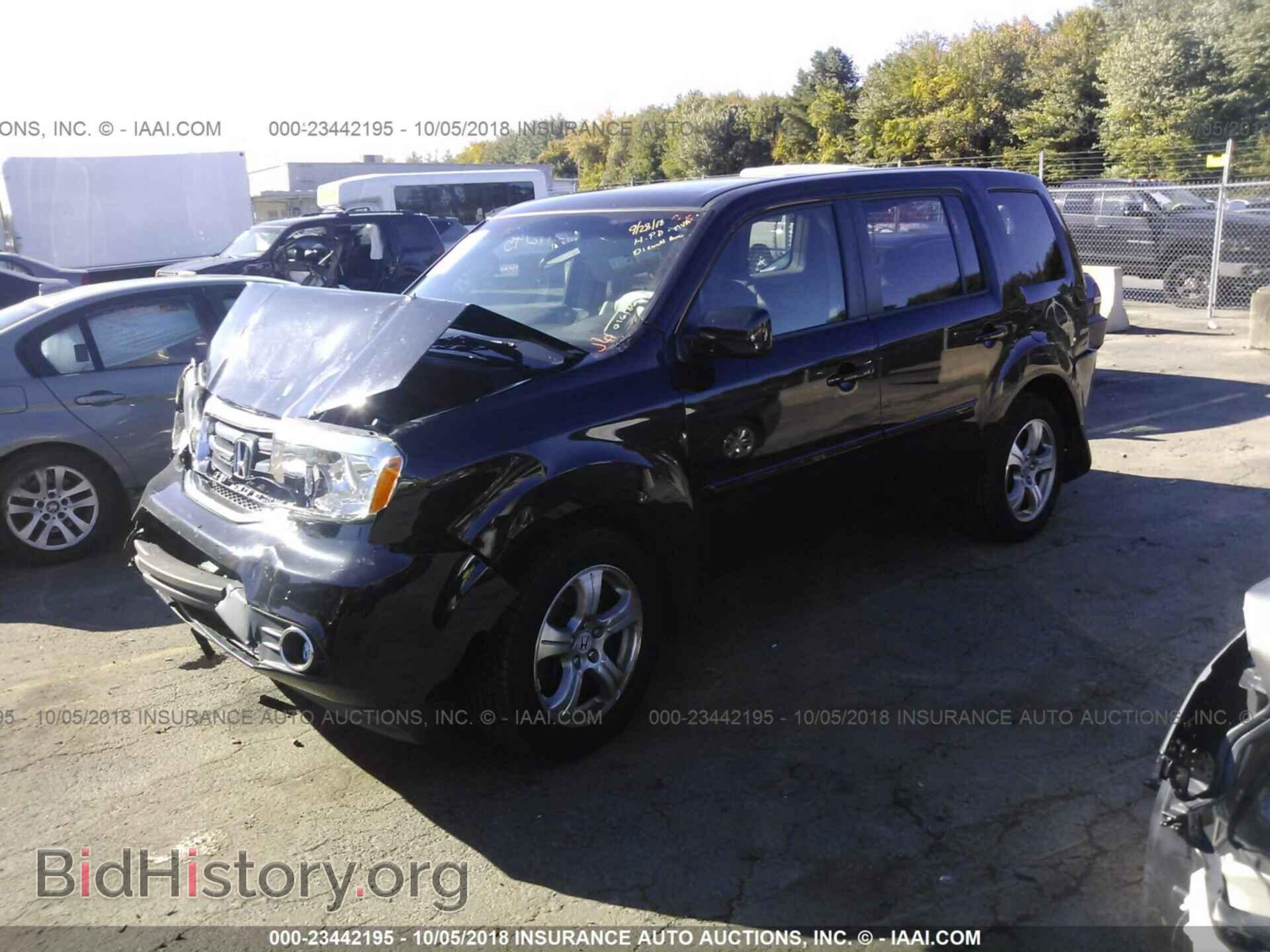 2014 Honda Pilot - VIN: 5FNYF4H56EB016186 - Фото 2
