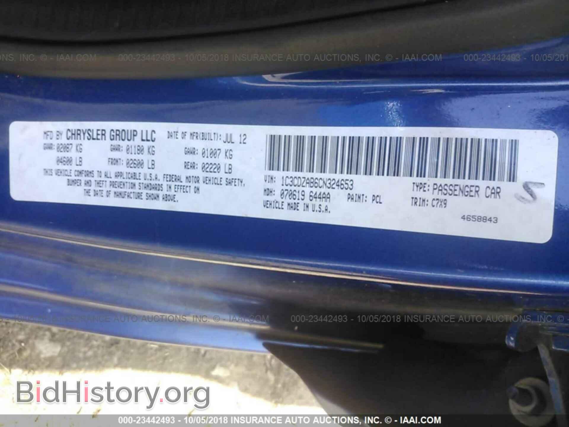 2012 Dodge Avenger - VIN: 1C3CDZAB6CN324653 - Photo 9