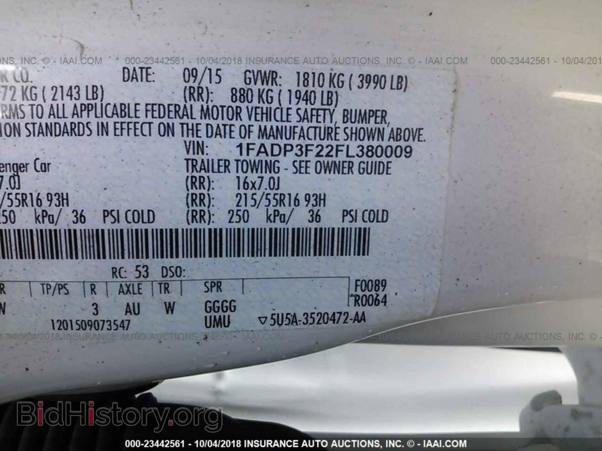 2015 Ford Focus - VIN: 1FADP3F22FL380009 - Photo 9