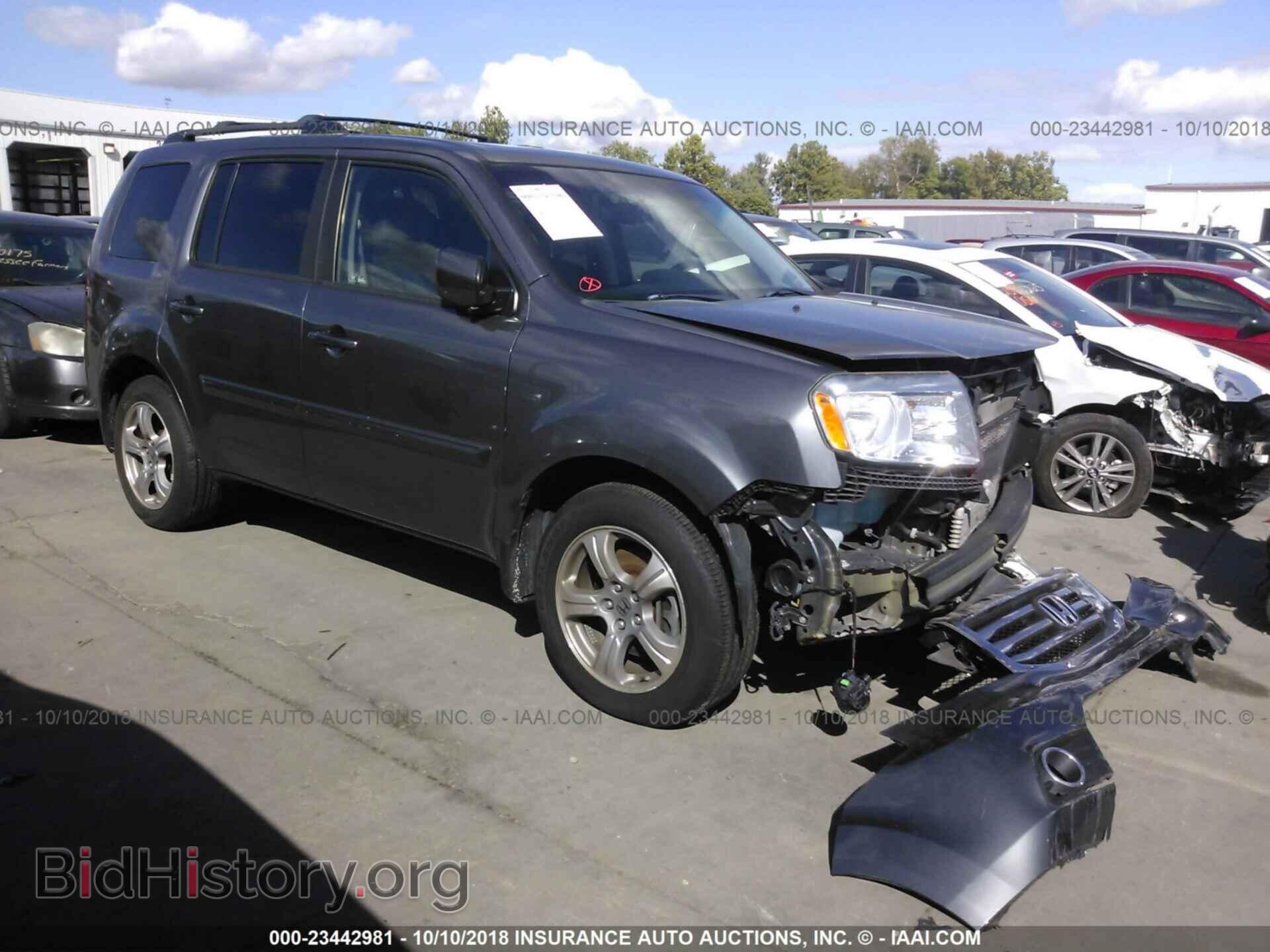 Фотография 5FNYF4H60CB064739 - Honda Pilot 2012