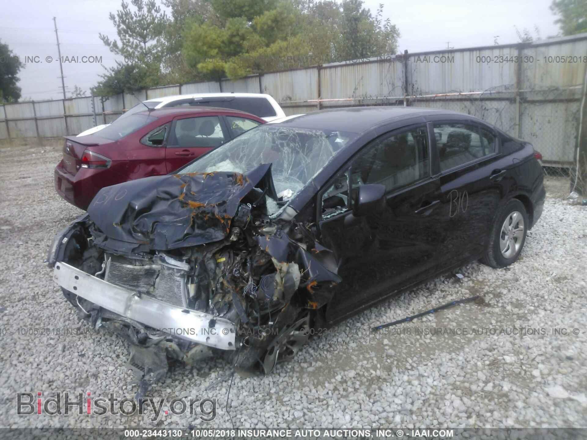2013 Honda Civic - VIN: 19XFB2F55DE095199 - Фото 2
