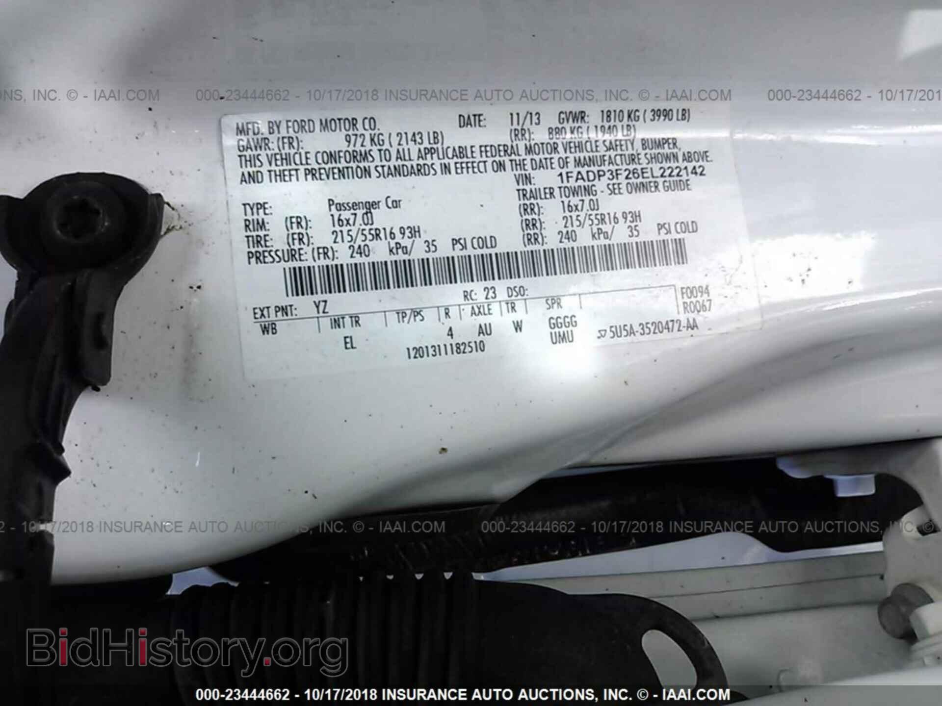 2014 Ford Focus - VIN: 1FADP3F26EL222142 - Фото 9
