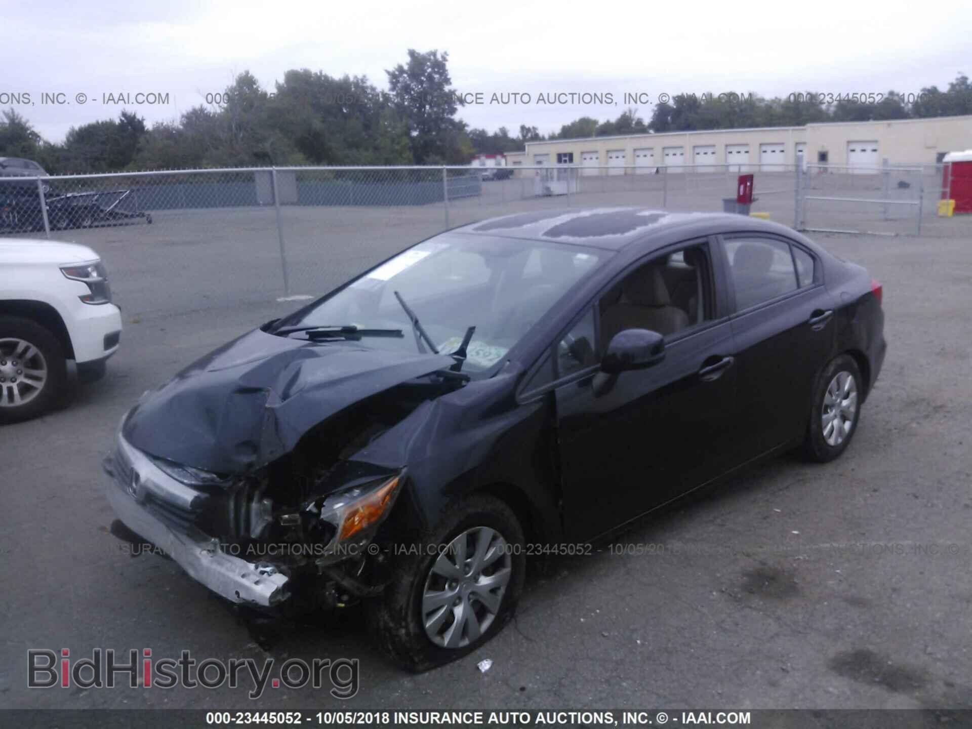 2012 HONDA CIVIC - VIN: 2HGFB2F59CH564654 - Photo 2