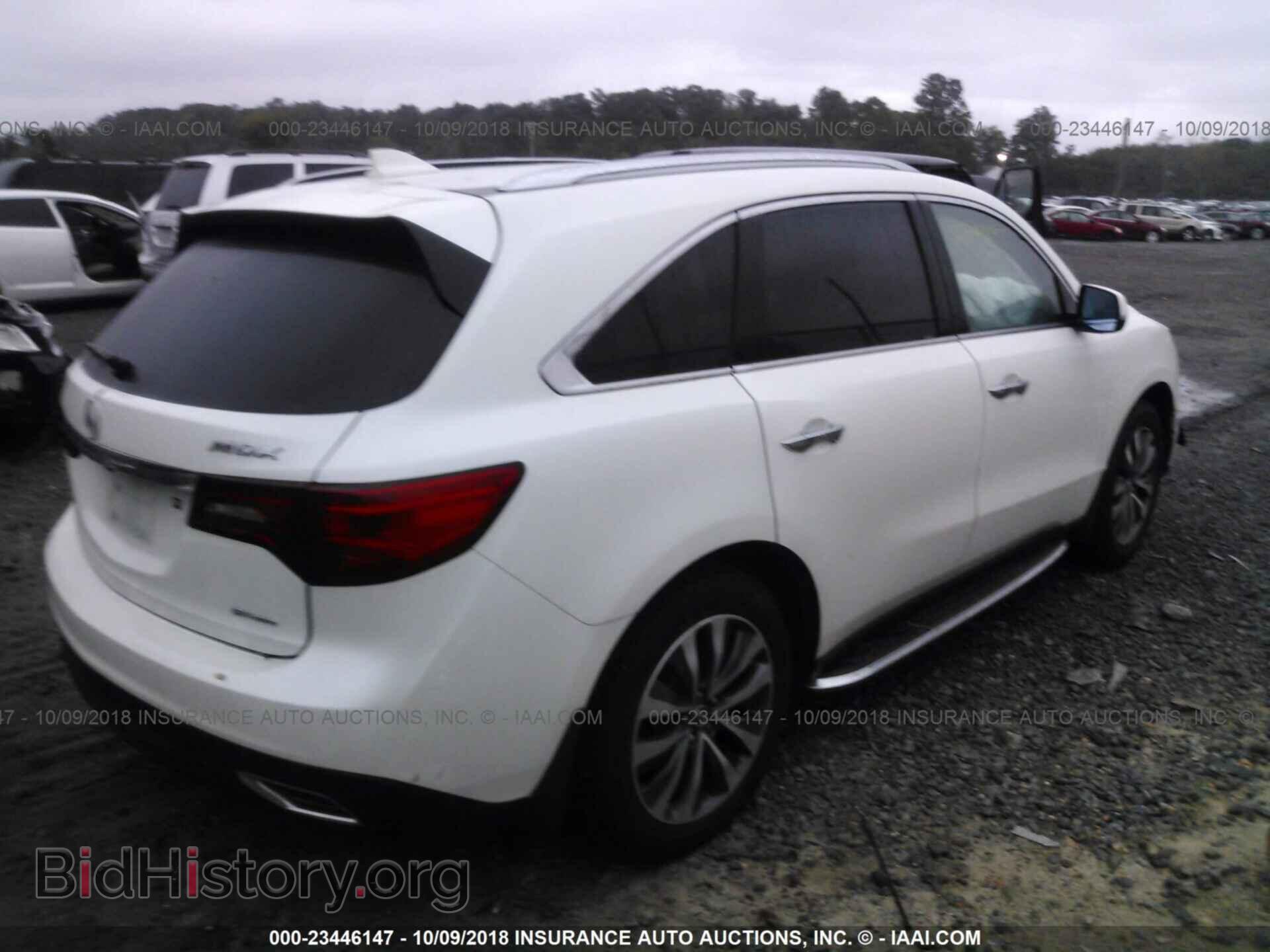 2016 ACURA MDX - VIN: 5FRYD4H49GB024653 - Фото 4