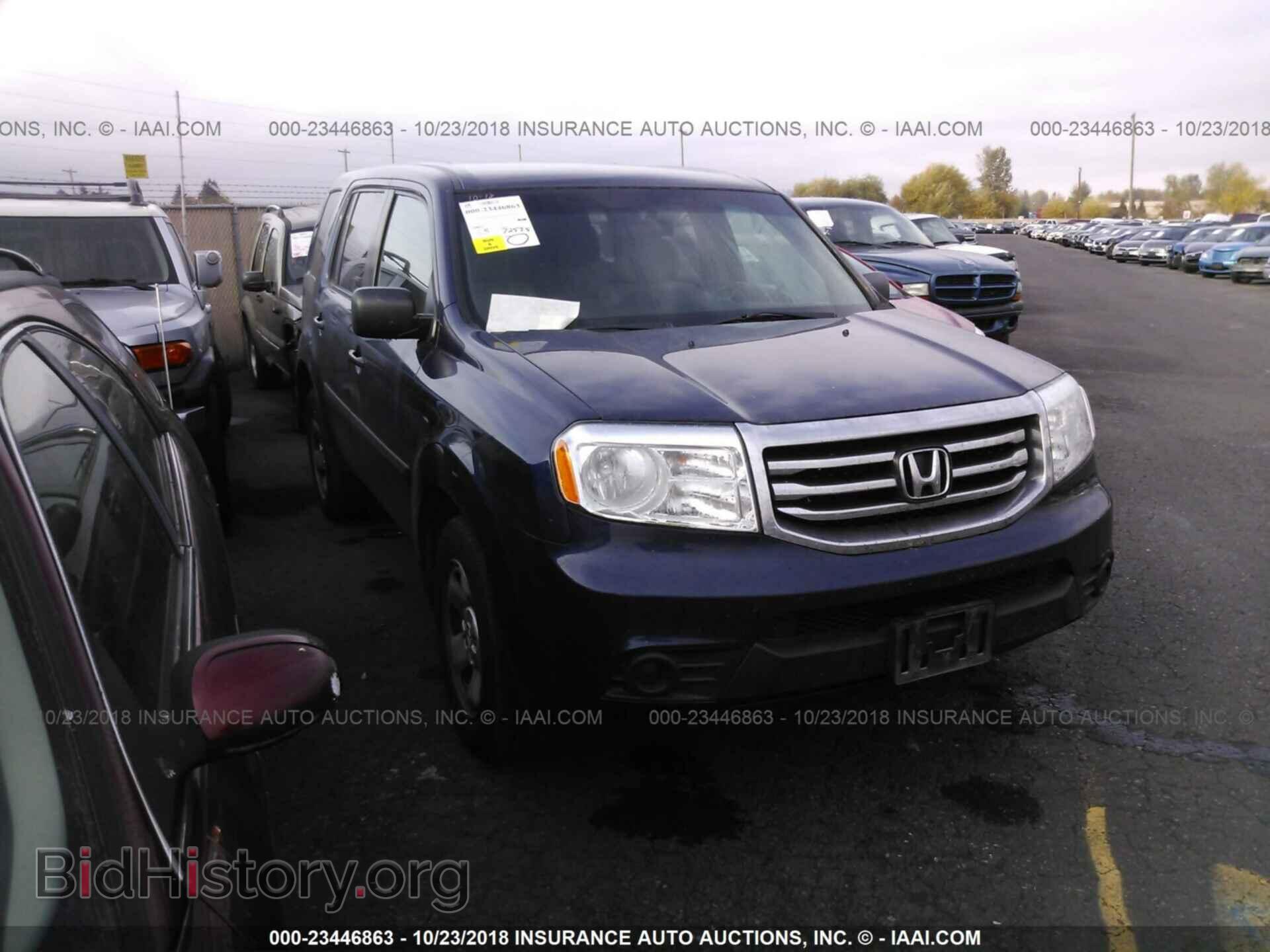 Photo 5FNYF4H26FB062155 - HONDA PILOT 2015