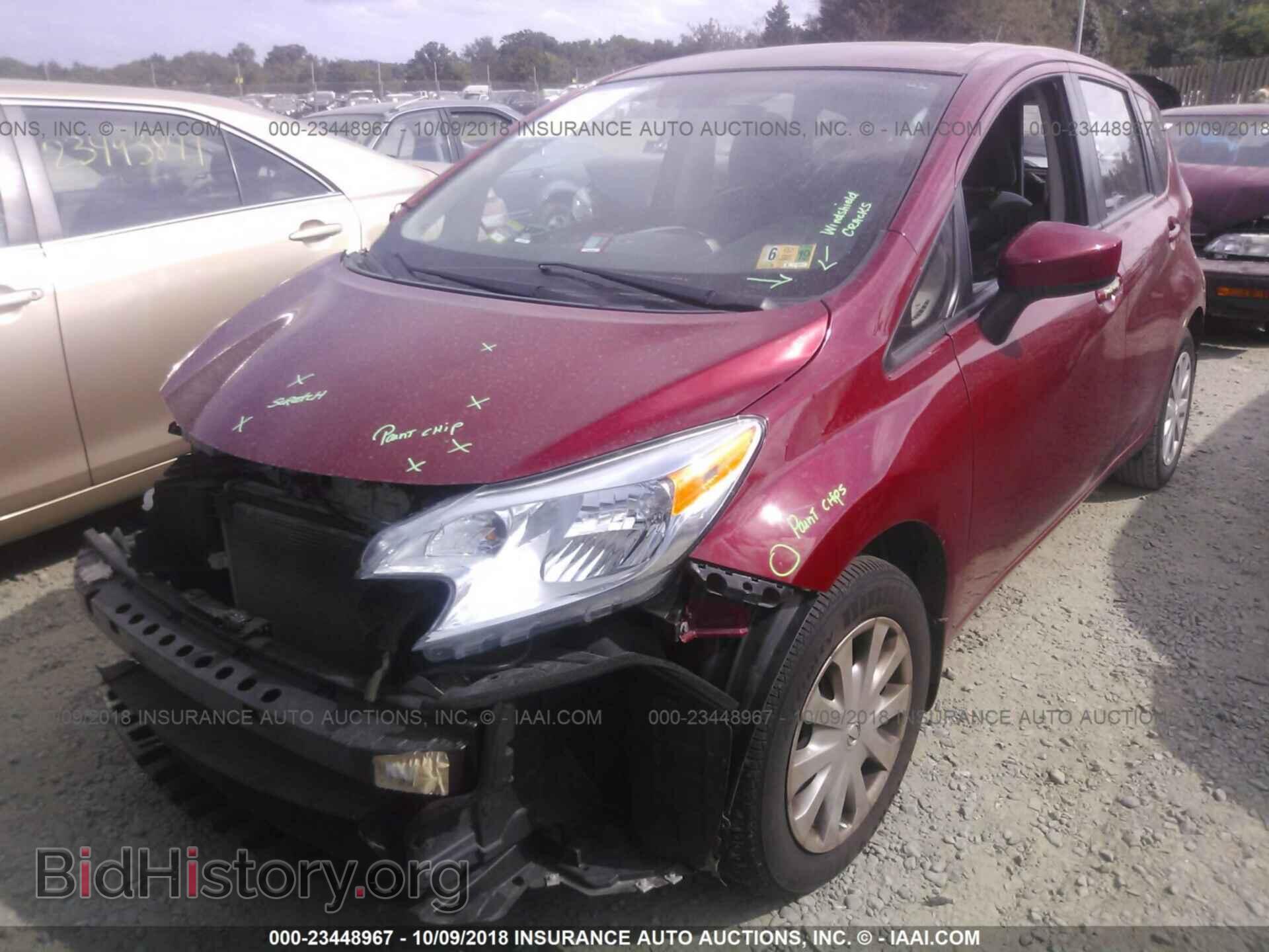 2015 Nissan Versa note - VIN: 3N1CE2CP2FL392738 - Фото 2