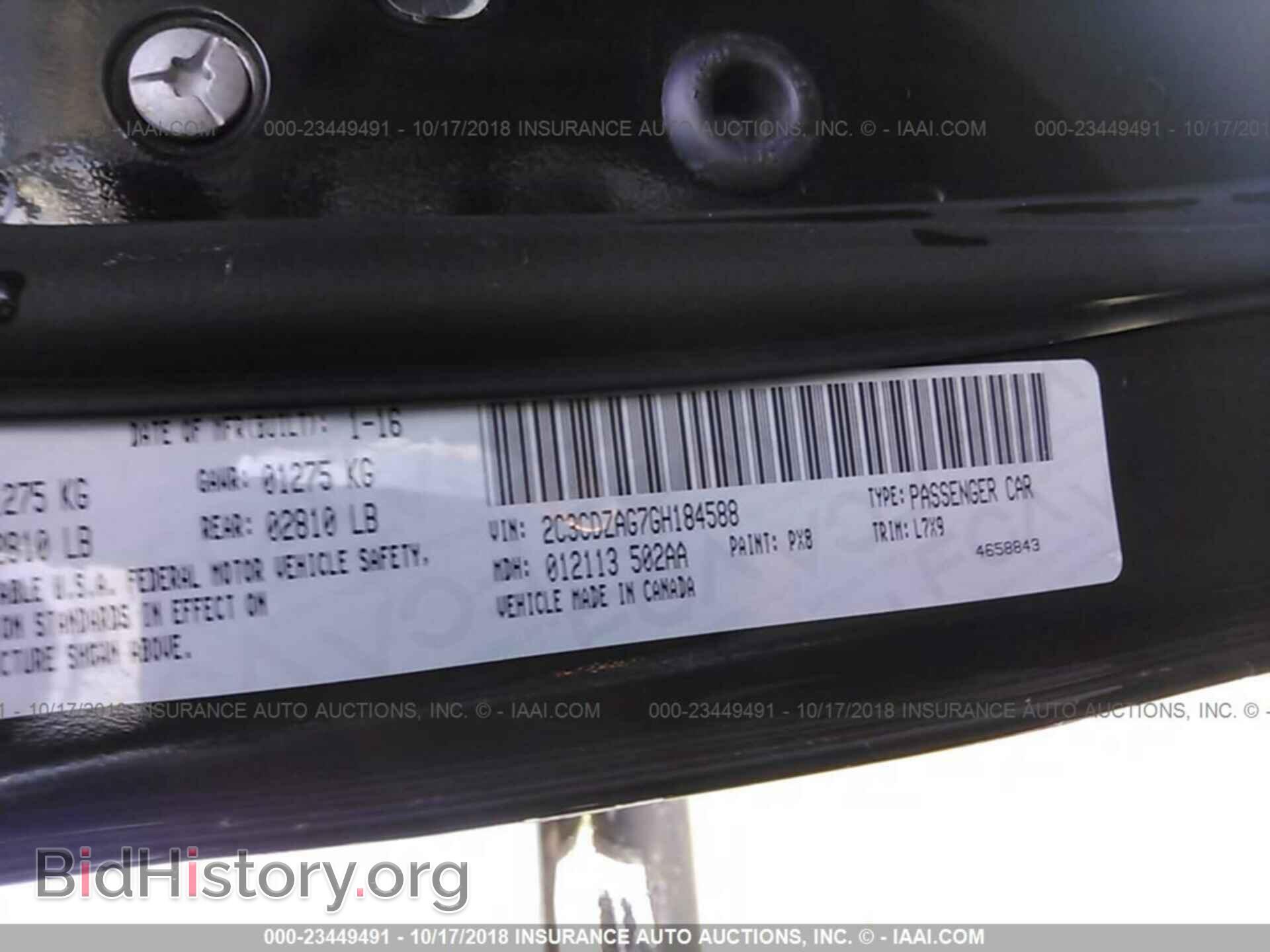 2016 Dodge Challenger - VIN: 2C3CDZAG7GH184588 - Photo 9