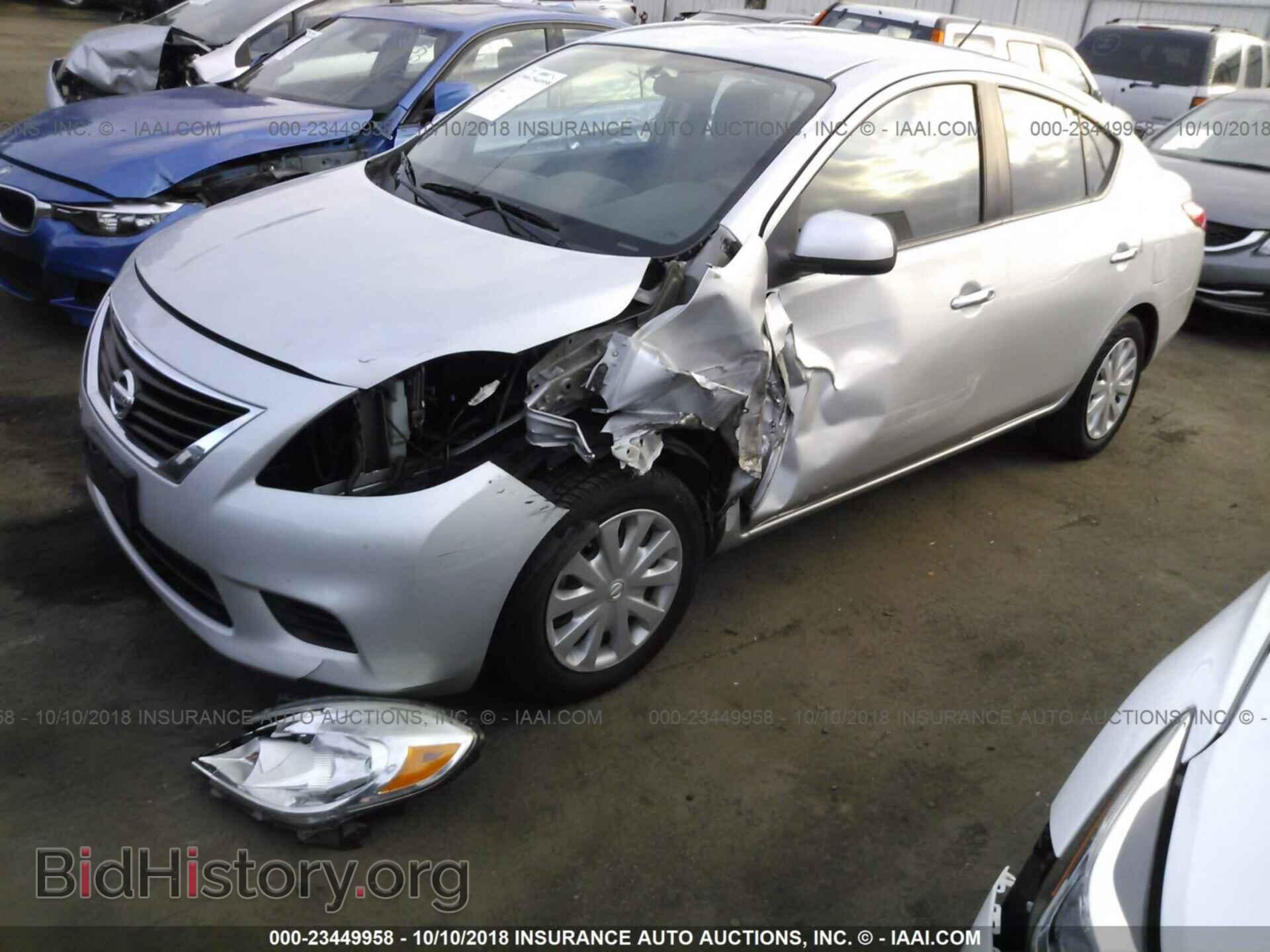 2012 Nissan Versa - VIN: 3N1CN7AP7CL908653 - Фото 2