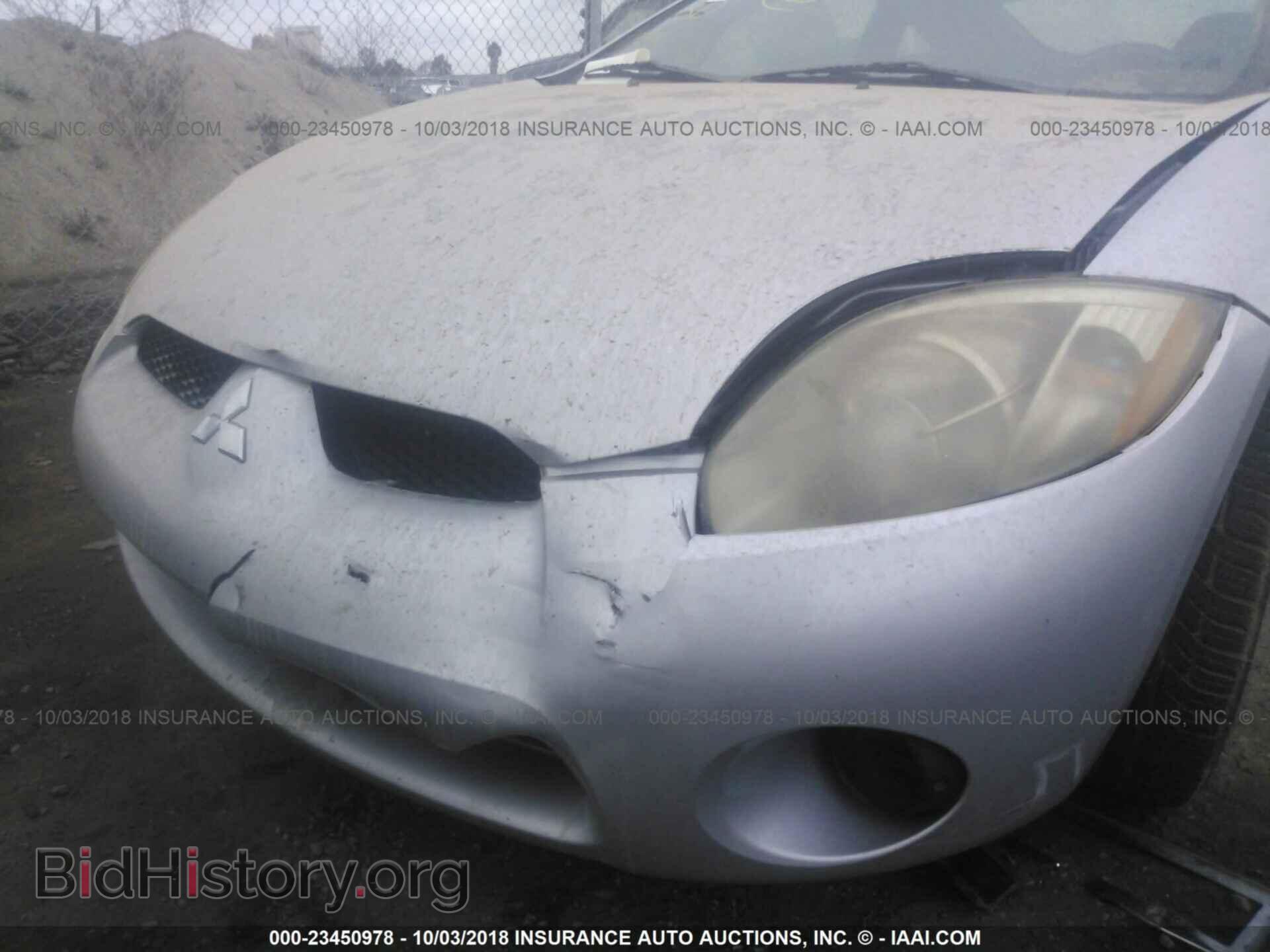 2006 MITSUBISHI ECLIPSE - VIN: 4A3AK24F66E045803 - Фото 6
