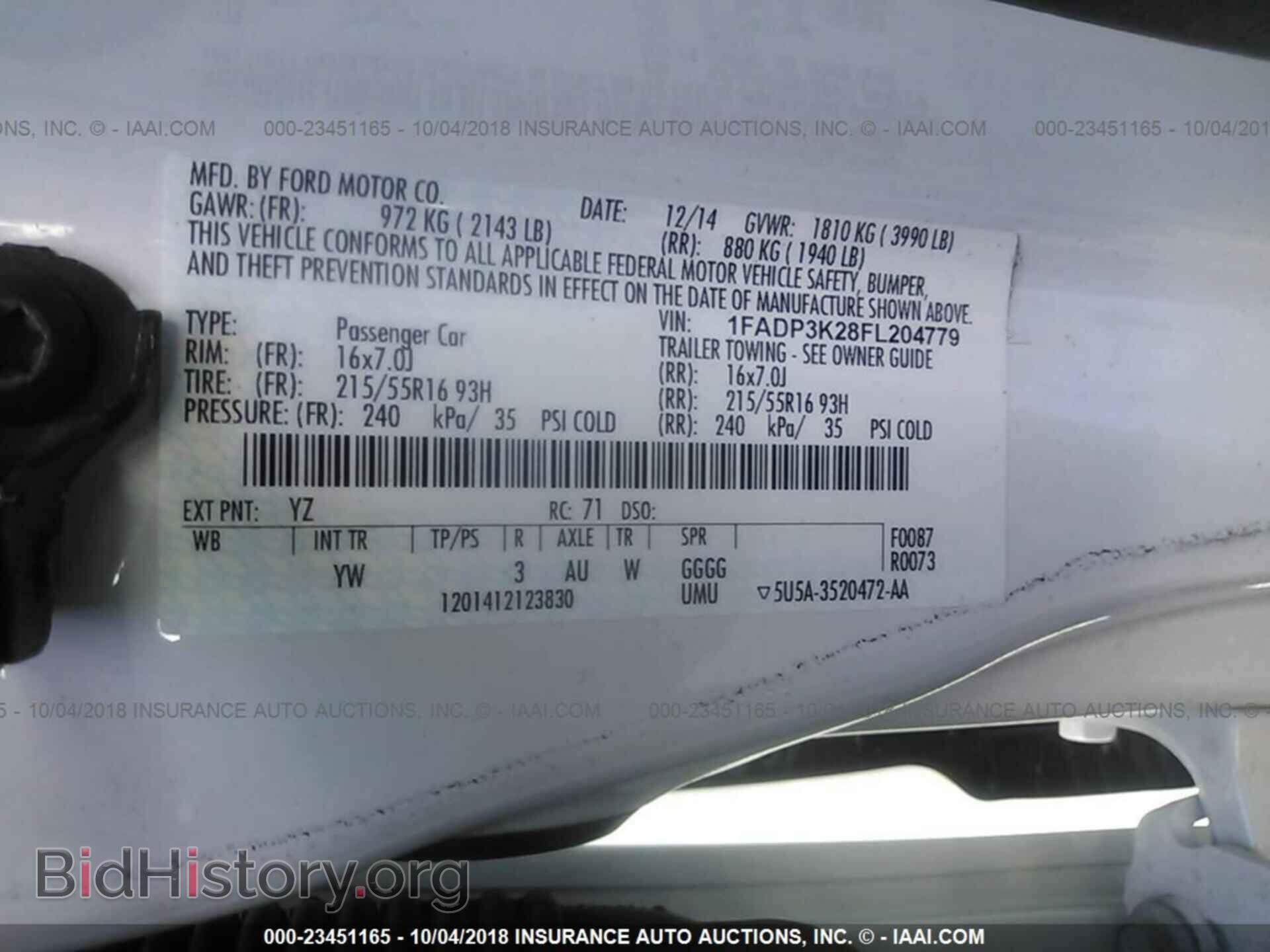 2015 Ford Focus - VIN: 1FADP3K28FL204779 - Photo 9