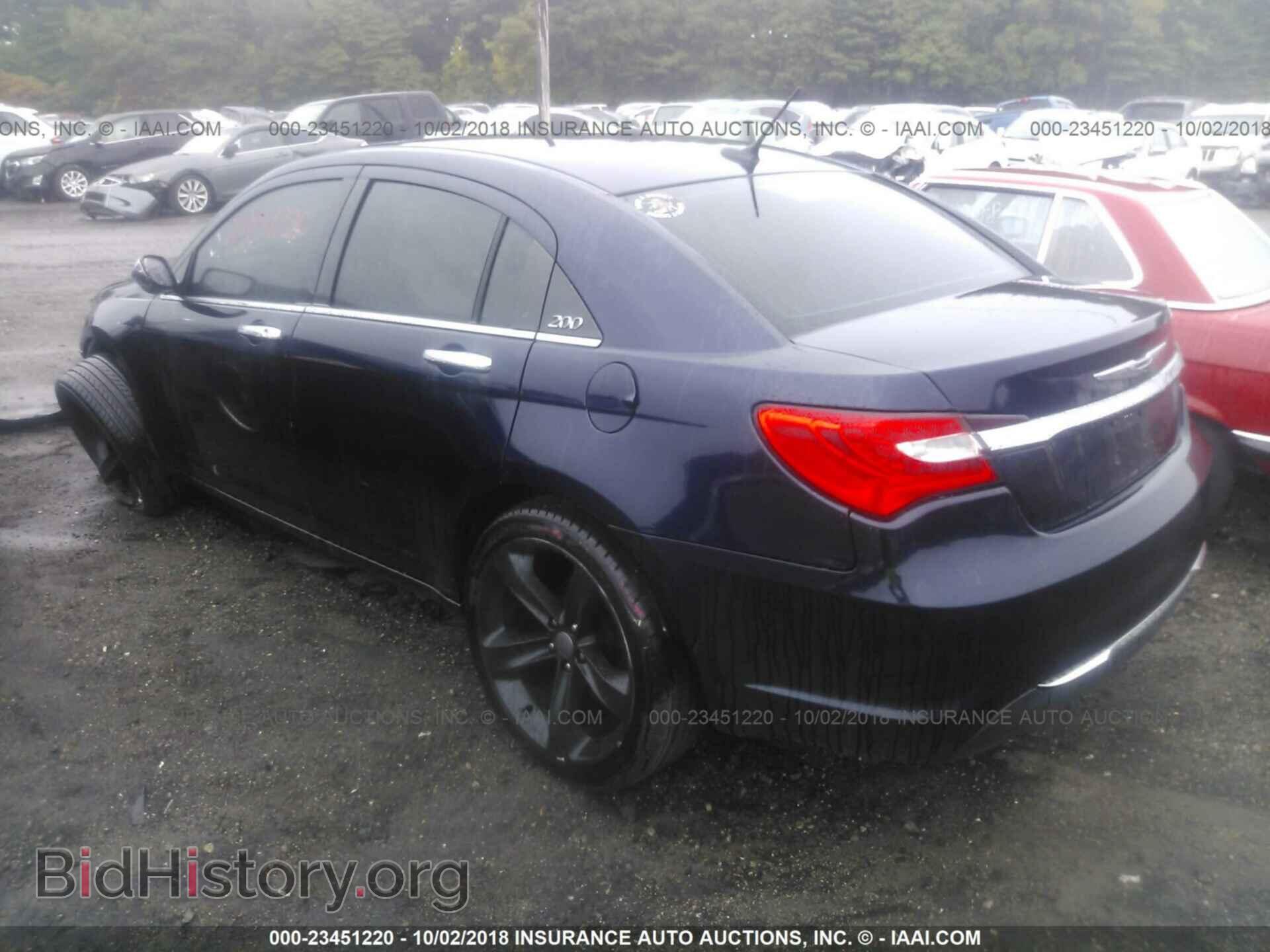 2012 Chrysler 200 - VIN: 1C3CCBCB2CN140611 - Фото 3
