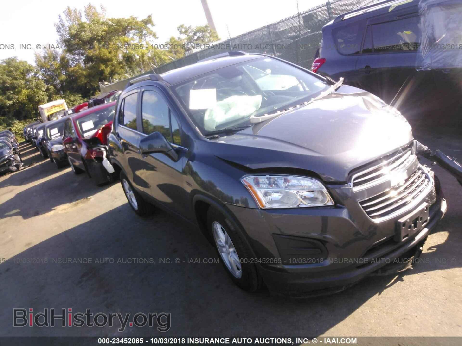 Фотография 3GNCJLSB2GL265520 - Chevrolet Trax 2016