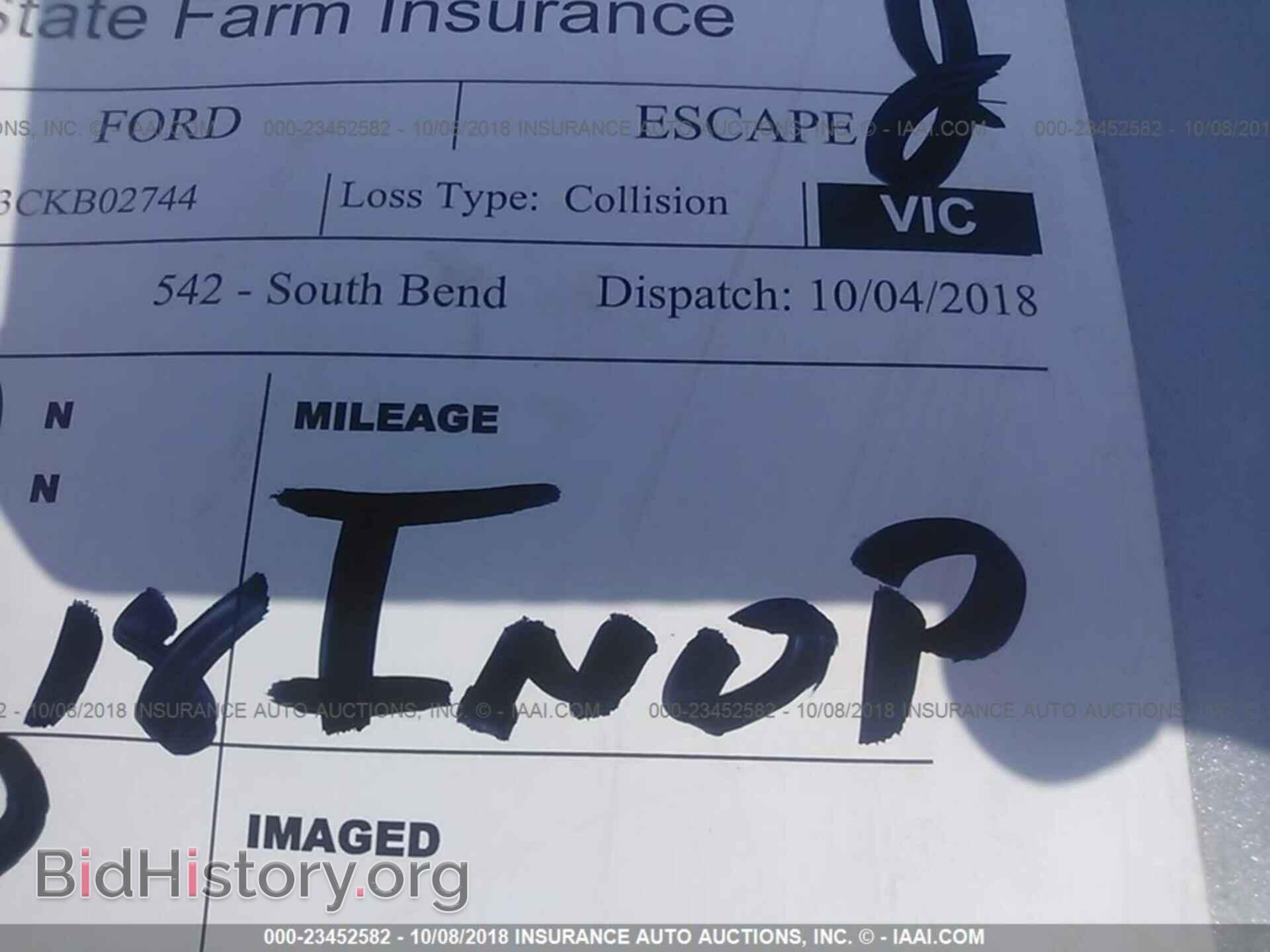 2012 FORD ESCAPE - VIN: 1FMCU0E73CKB02744 - Photo 7