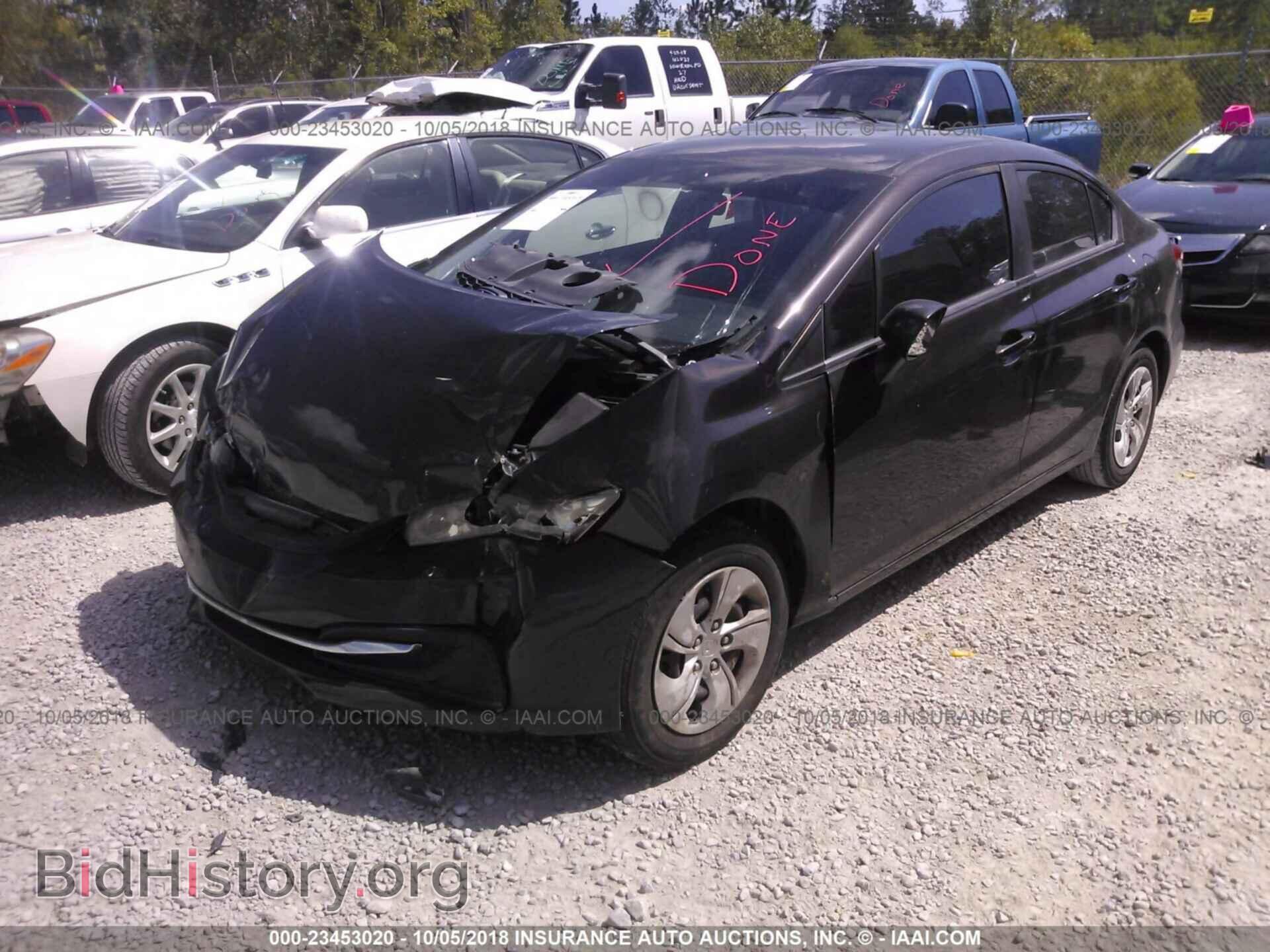 2013 Honda Civic - VIN: 19XFB2F53DE005029 - Фото 2