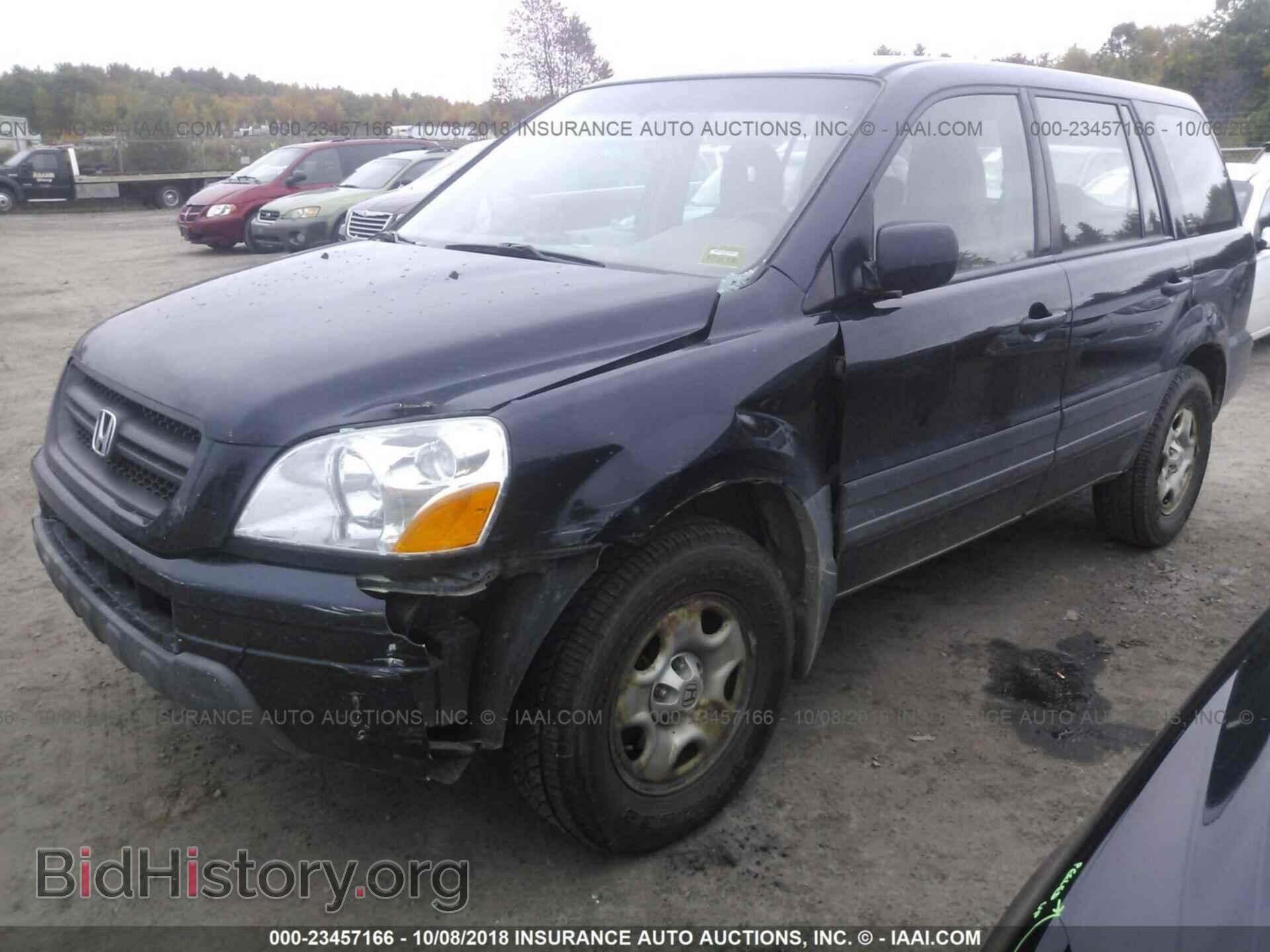 2005 HONDA PILOT - VIN: 2HKYF18175H556434 - Фото 2