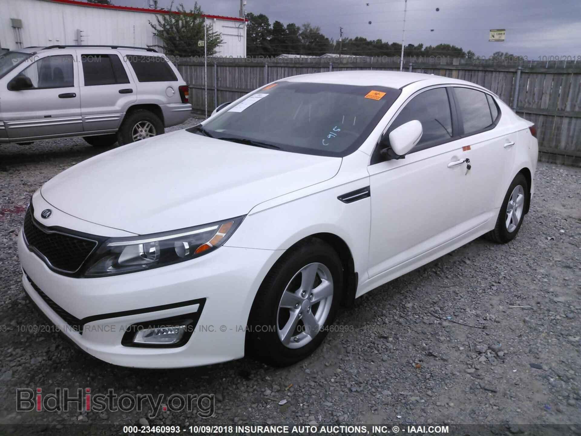 2015 KIA OPTIMA - VIN: KNAGM4A78F5626653 - Фото 2