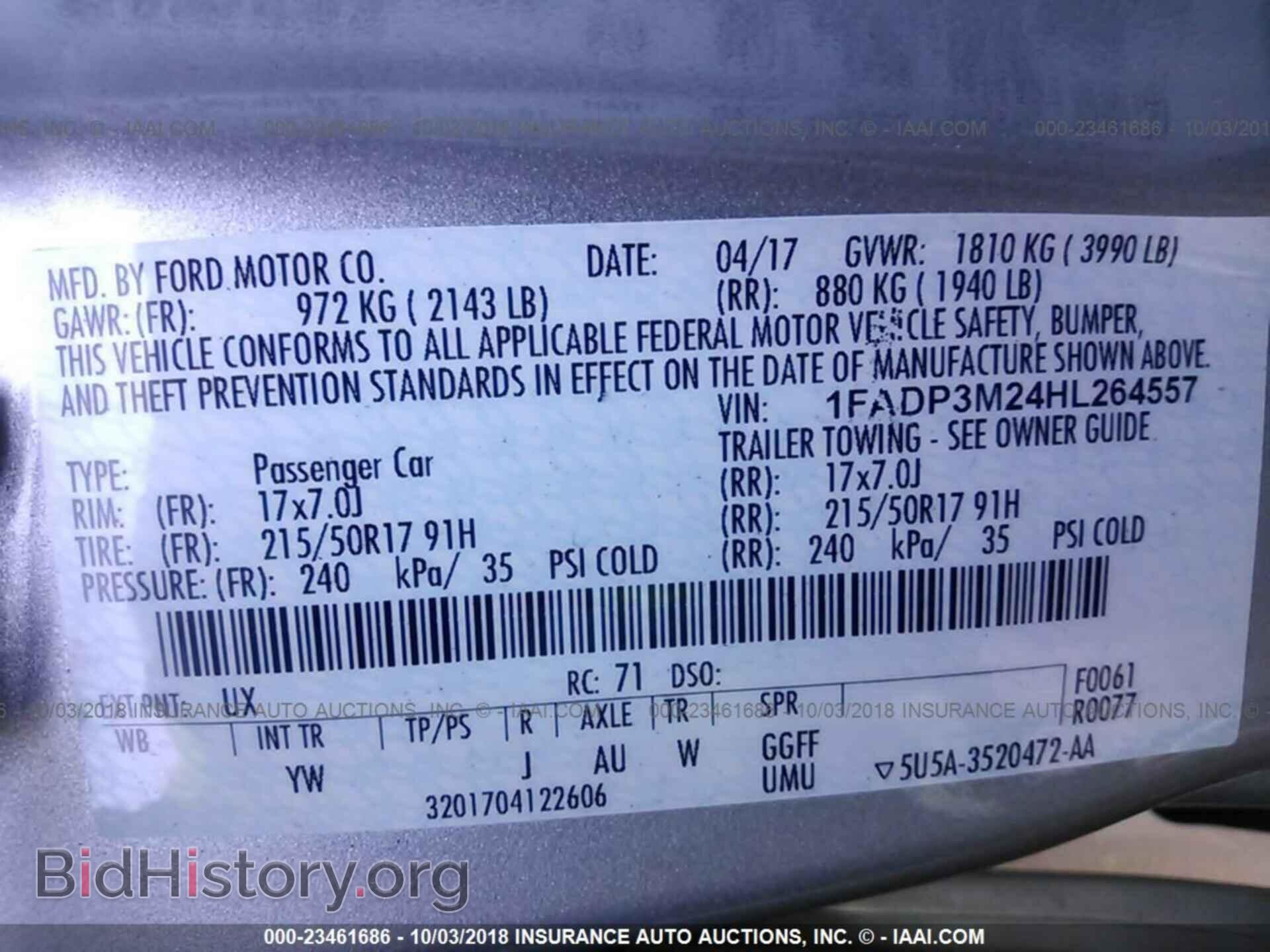 2017 Ford Focus - VIN: 1FADP3M24HL264557 - Photo 9