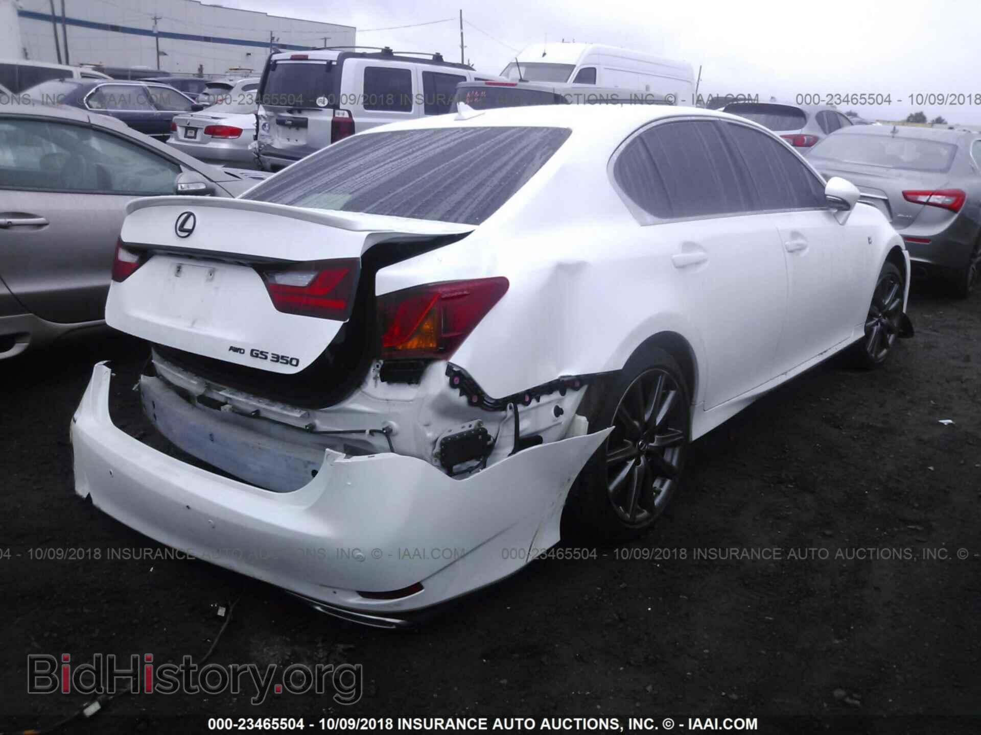2013 LEXUS GS - VIN: JTHCE1BLXD5016337 - Фото 4