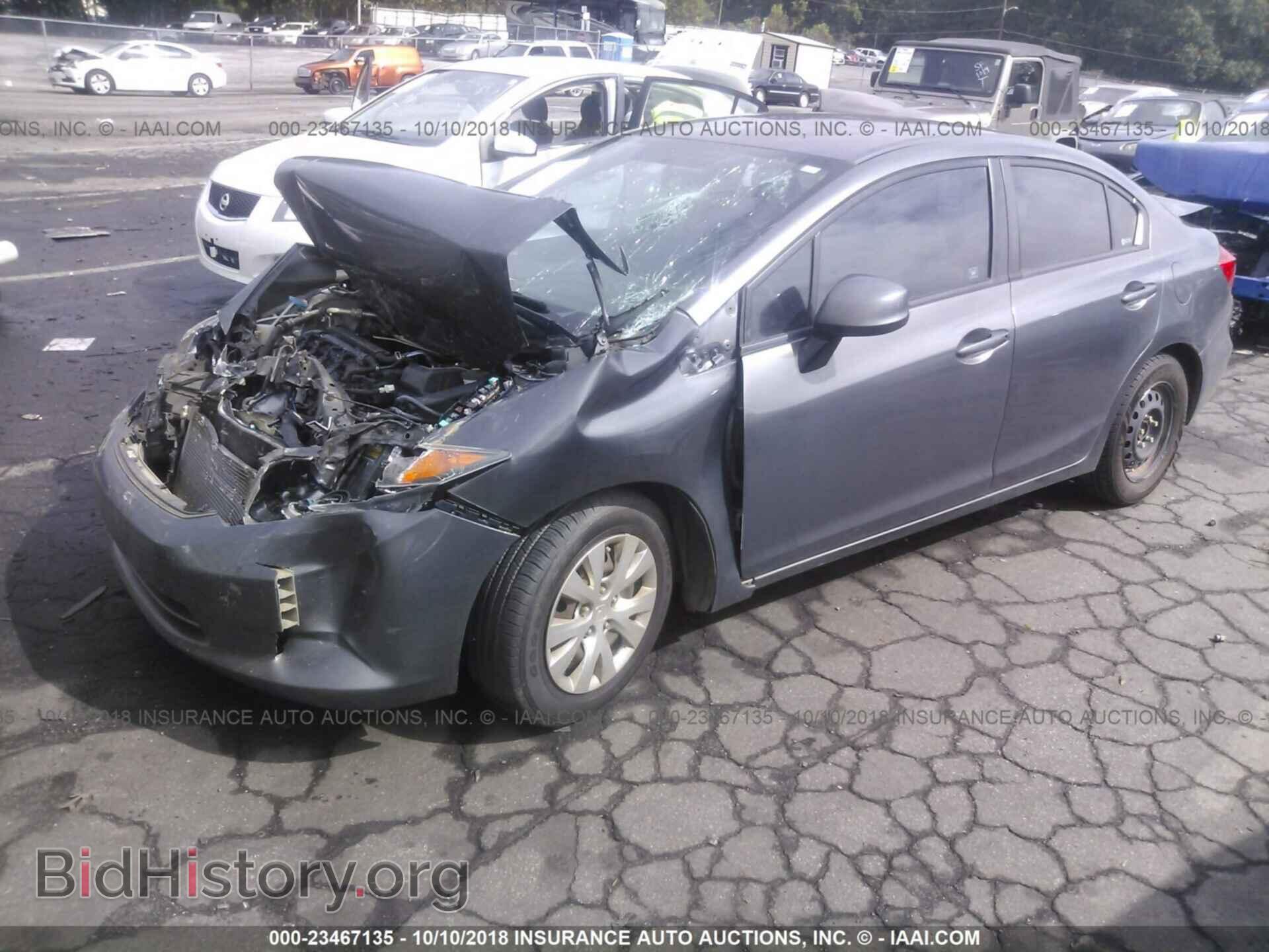 2012 Honda Civic - VIN: 19XFB2F57CE020731 - Photo 2