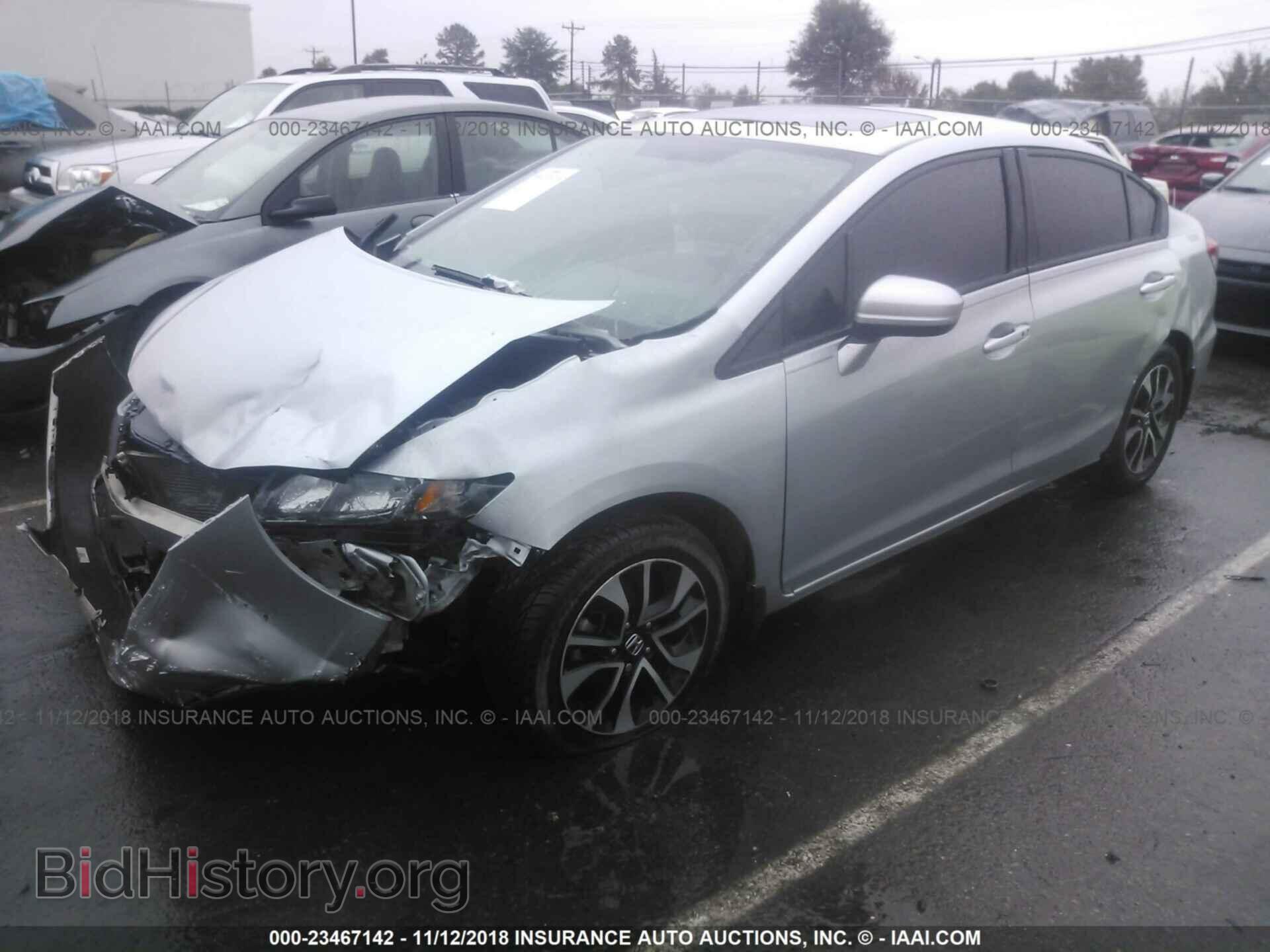 2014 HONDA CIVIC - VIN: 2HGFB2F8XEH552705 - Photo 2