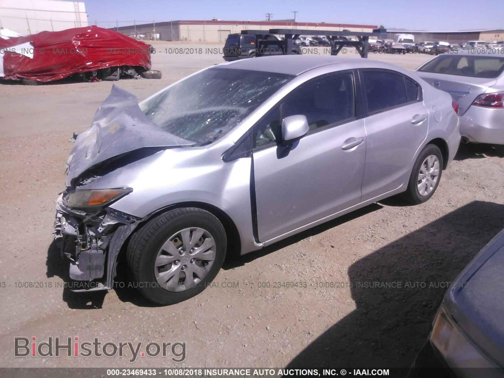 2012 HONDA CIVIC - VIN: 19XFB2F55CE328965 - Фото 2