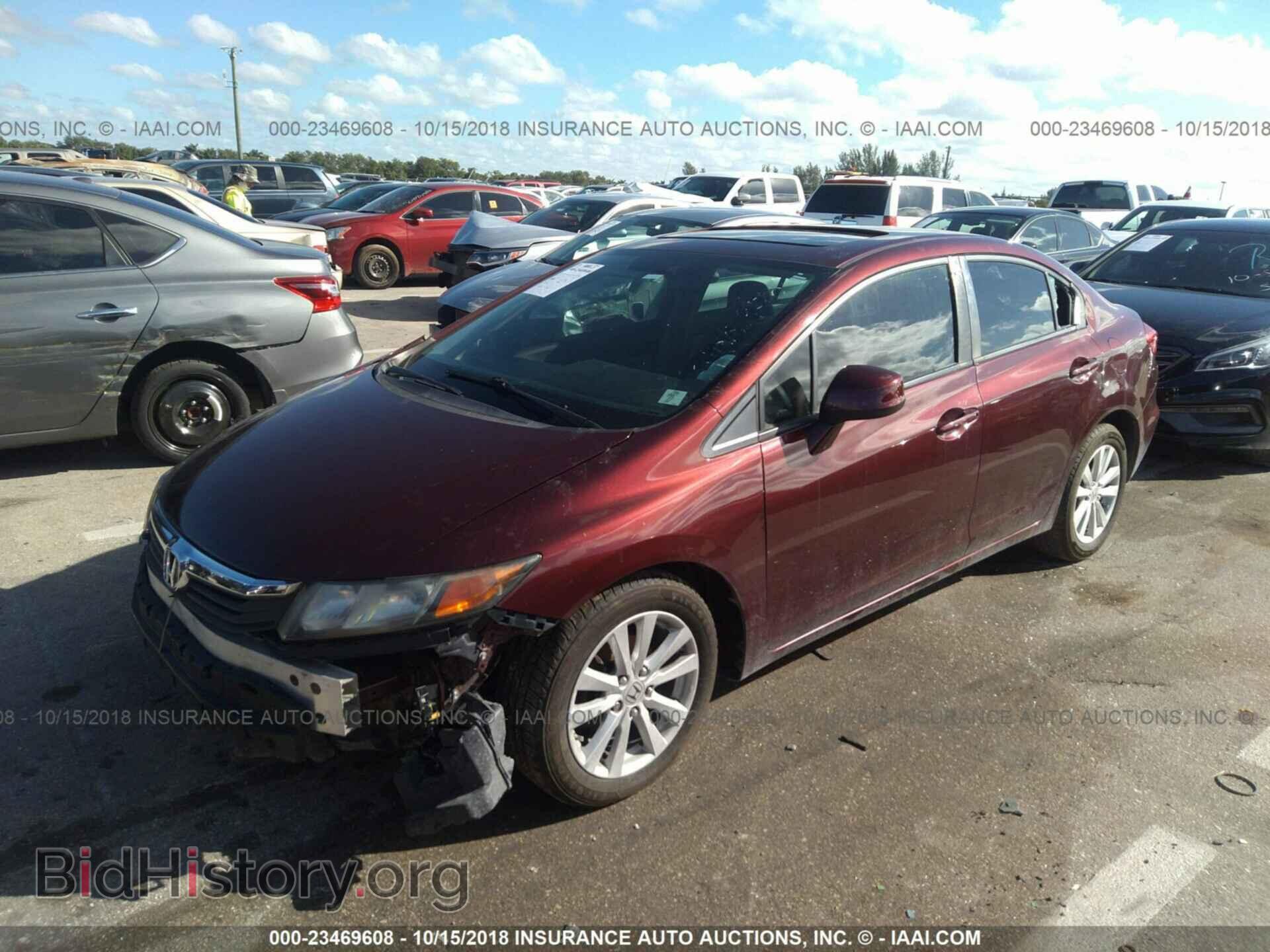 2012 Honda Civic - VIN: 19XFB2F84CE049100 - Photo 2