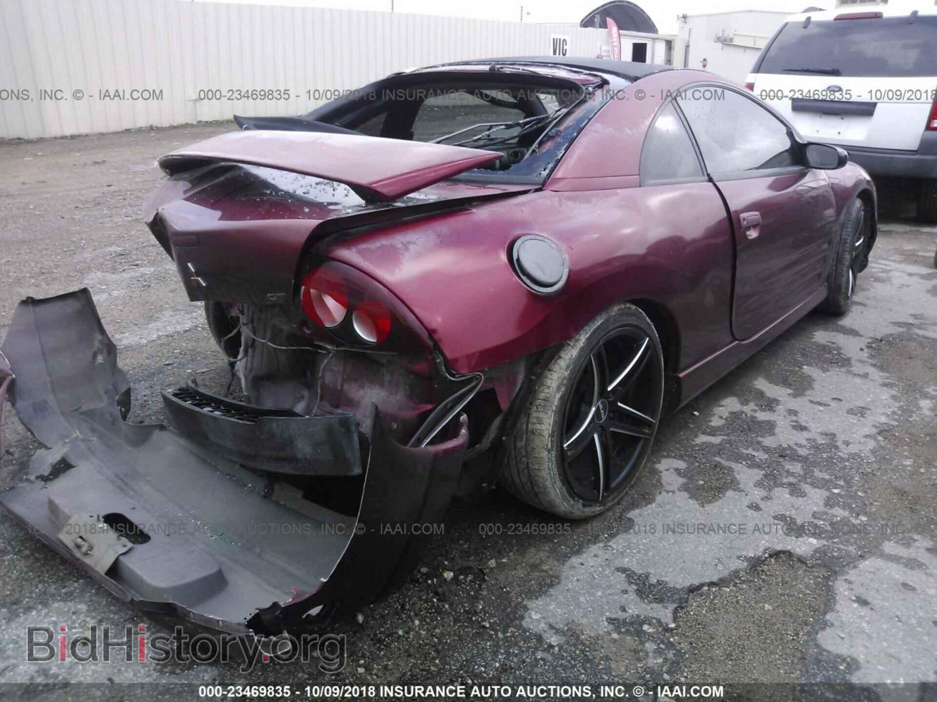 2001 MITSUBISHI ECLIPSE - VIN: 4A3AC54H21E086888 - Фото 4