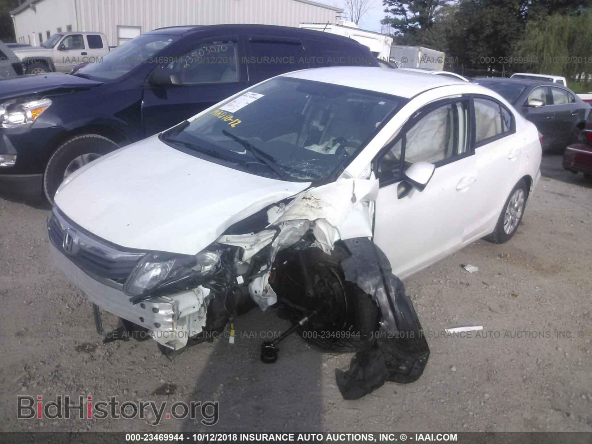 2012 Honda Civic - VIN: 19XFB2F58CE097883 - Фото 2