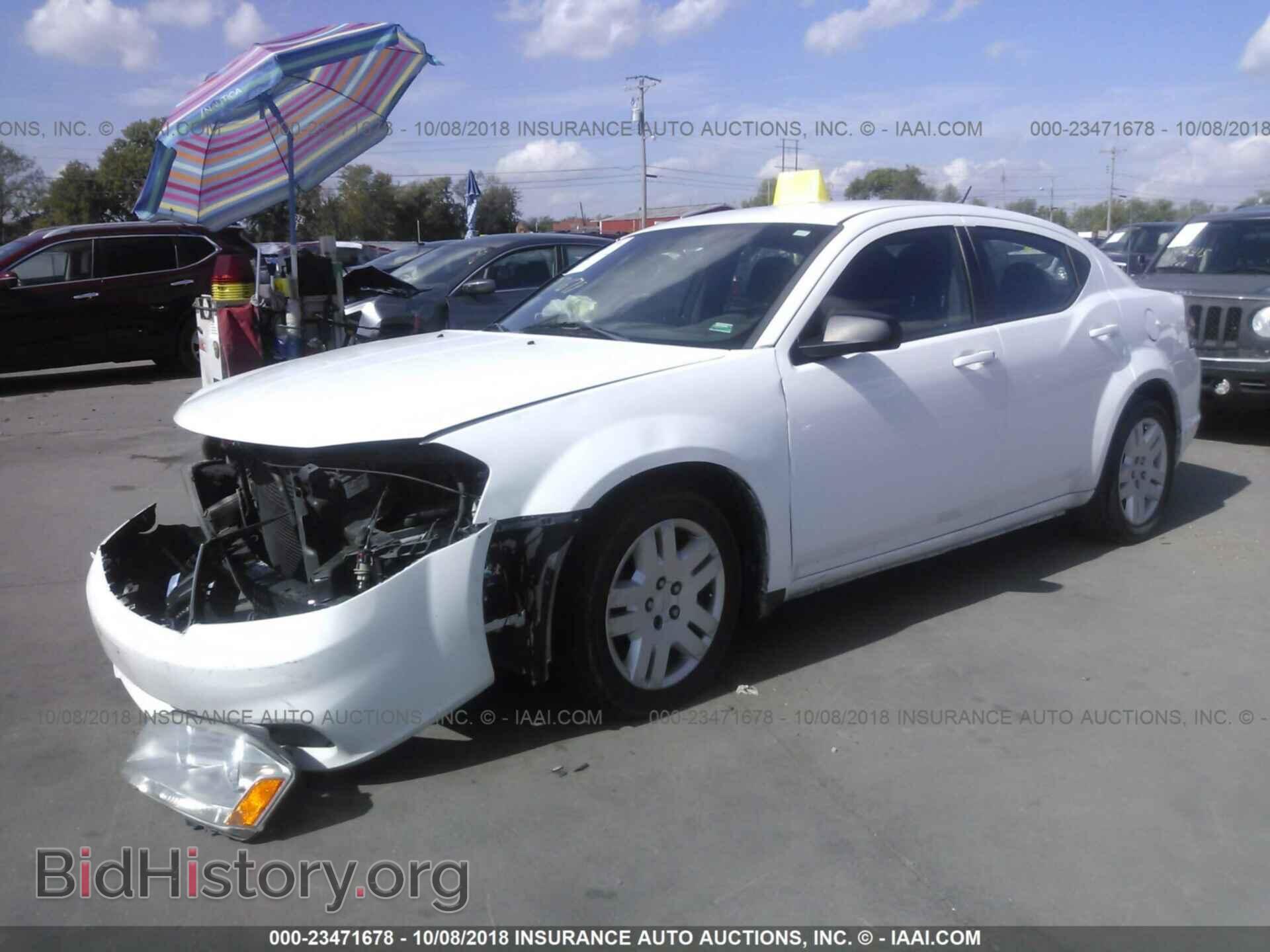 2014 Dodge Avenger - VIN: 1C3CDZAB5EN128030 - Фото 2