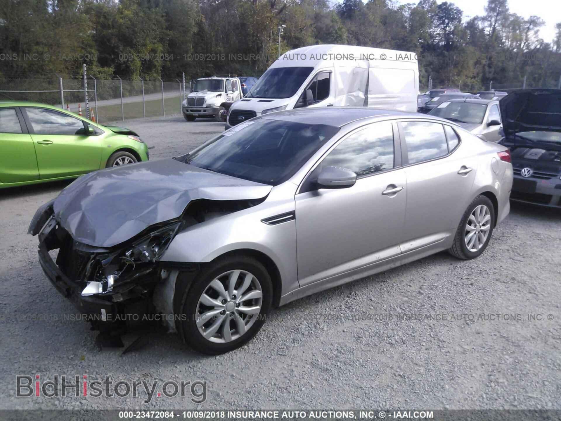 2014 Kia Optima - VIN: 5XXGM4A76EG320242 - Фото 2