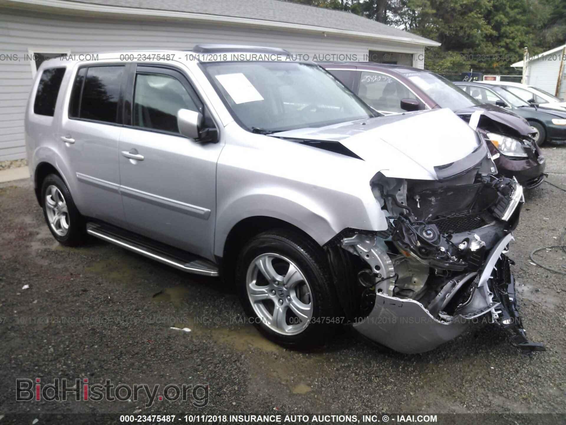 Photo 5FNYF3H59DB038417 - HONDA PILOT 2013