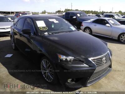 2014 Lexus IS, черный — VIN JTHBF1D2XE5042354, IAAI
