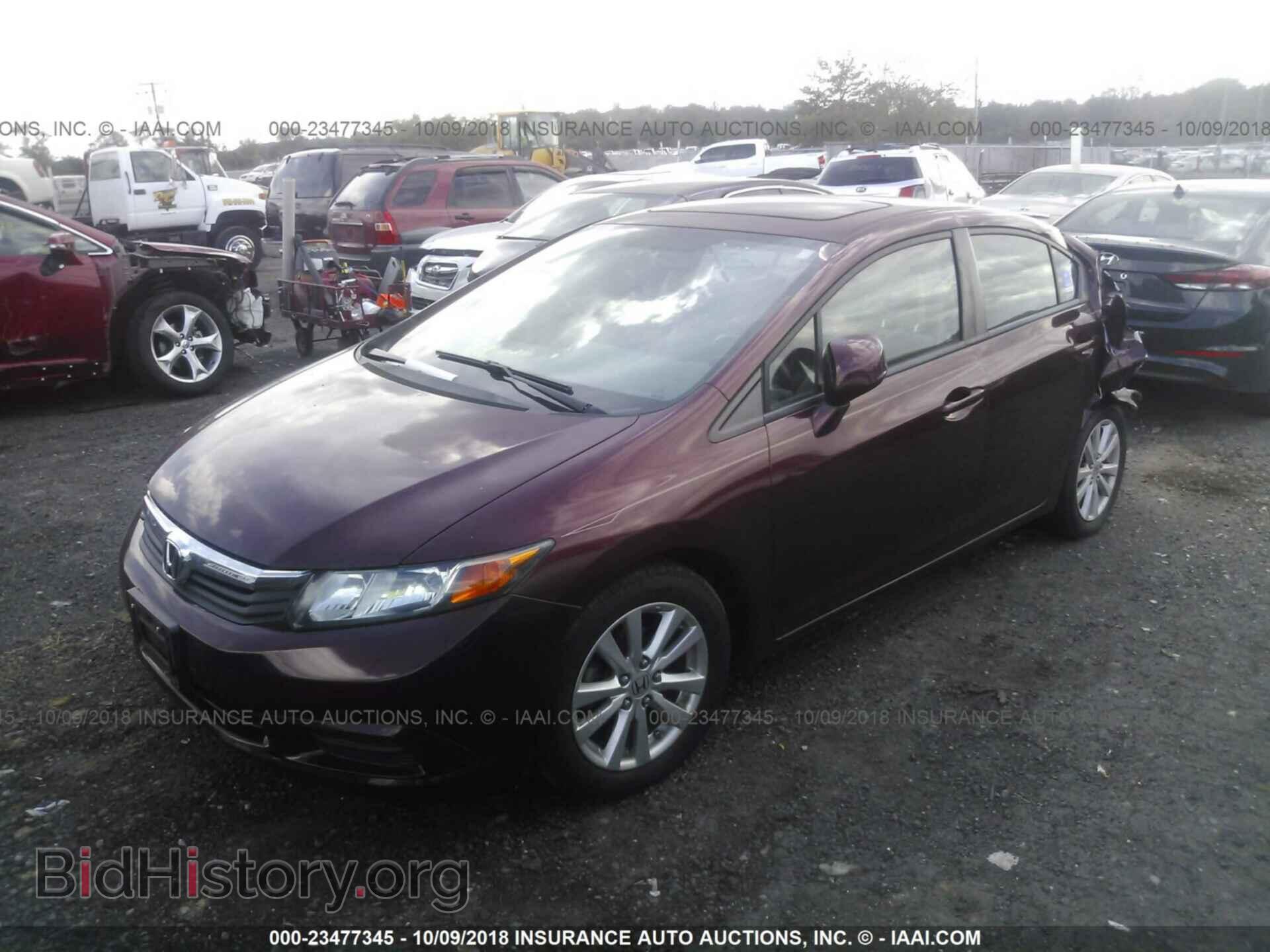 2012 Honda Civic - VIN: 2HGFB2F89CH533673 - Фото 2