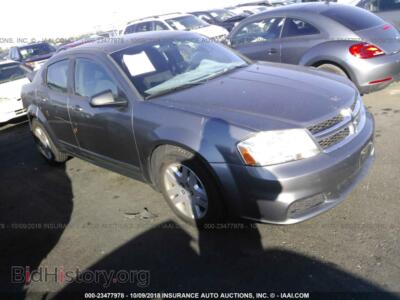 2012 Dodge AVENGER, gray — VIN 1C3CDZAG6CN269813, IAAI