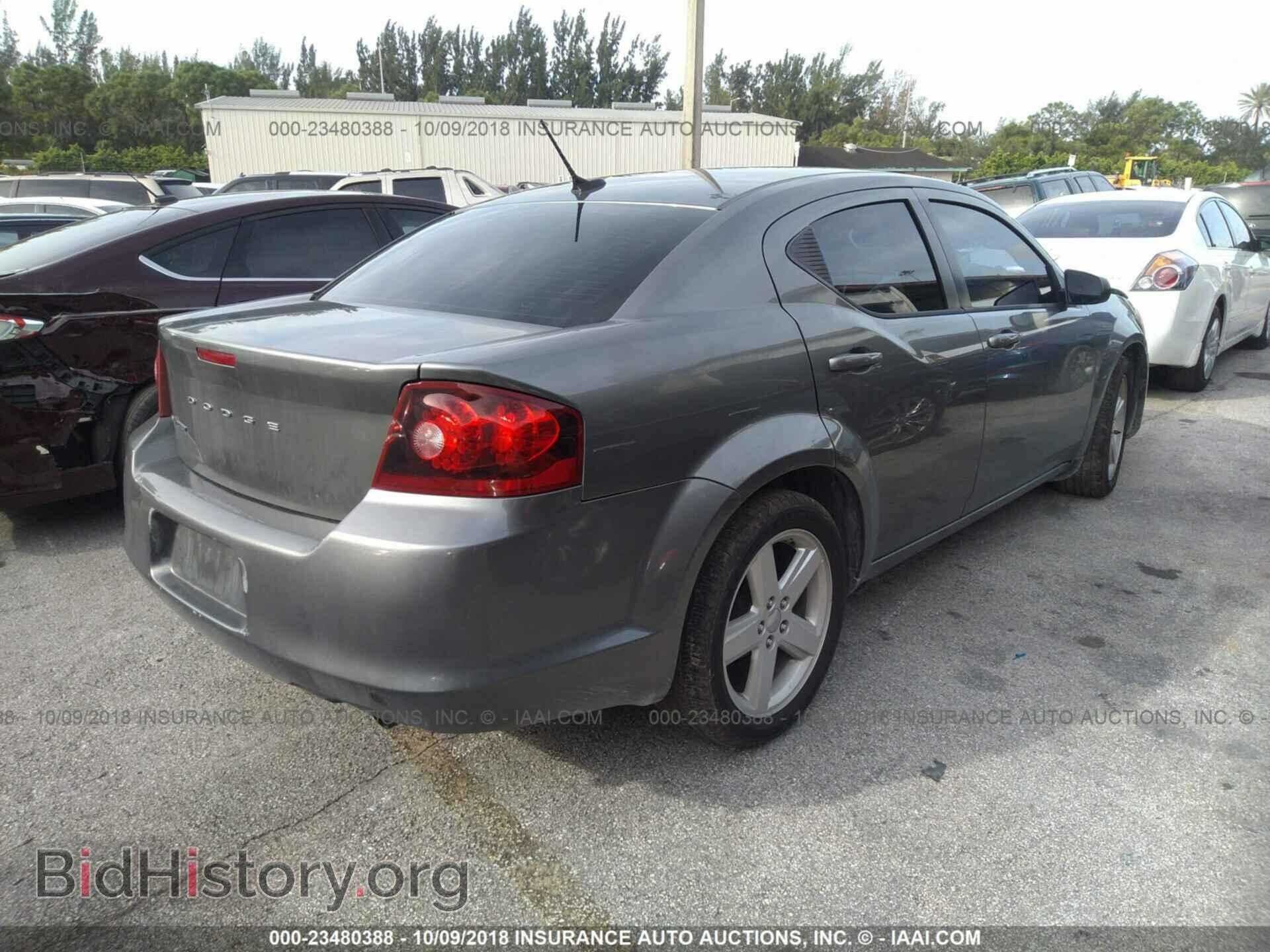 2013 Dodge Avenger - VIN: 1C3CDZAB4DN605304 - Фото 4