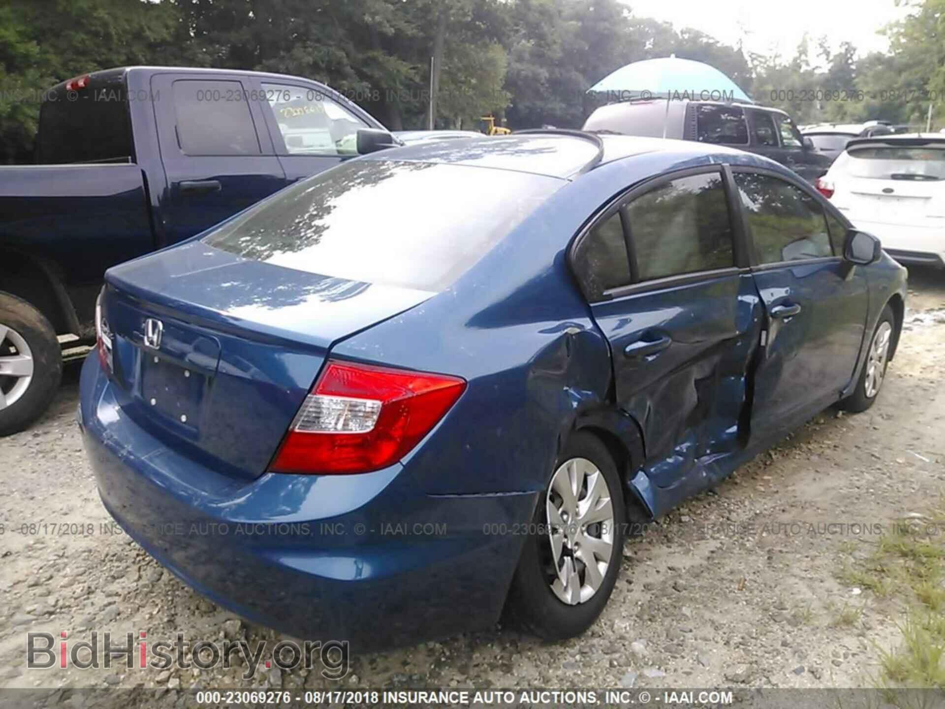 2012 HONDA CIVIC - VIN: 2HGFB2F53CH506362 - Фото 4