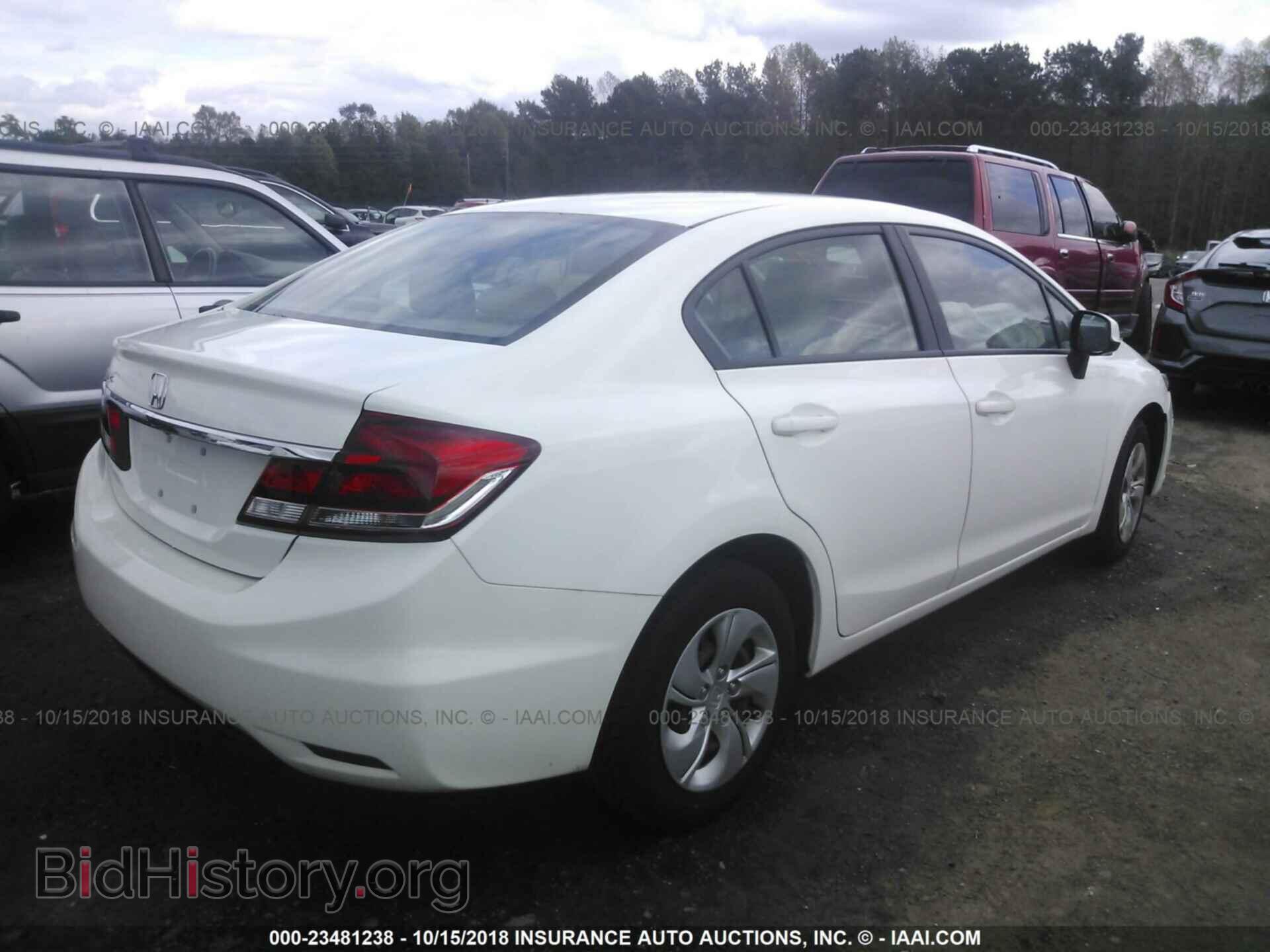 2013 Honda Civic - VIN: 19XFB2F53DE257606 - Фото 4