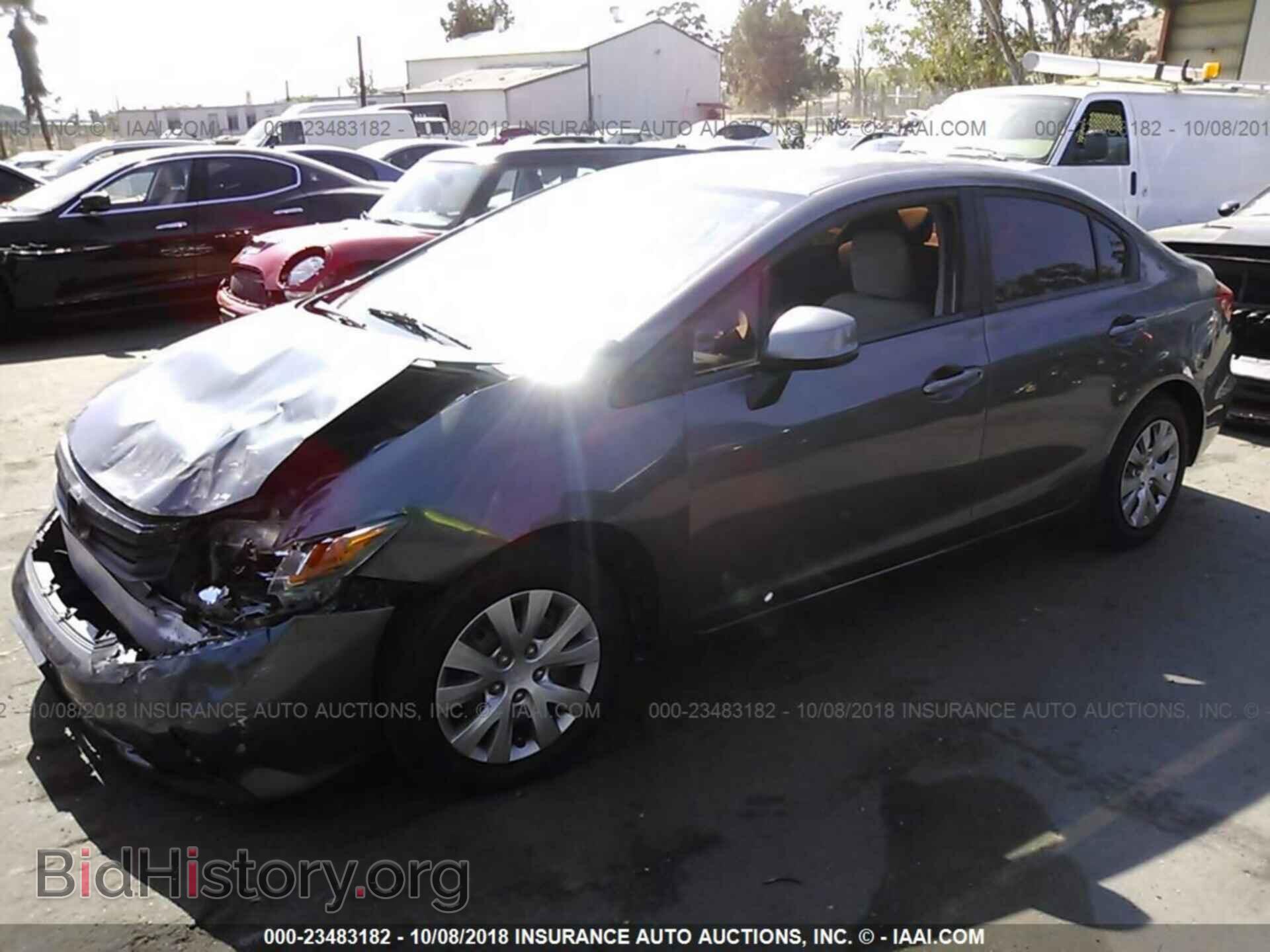 2012 Honda Civic - VIN: 19XFB2F51CE320183 - Фото 2