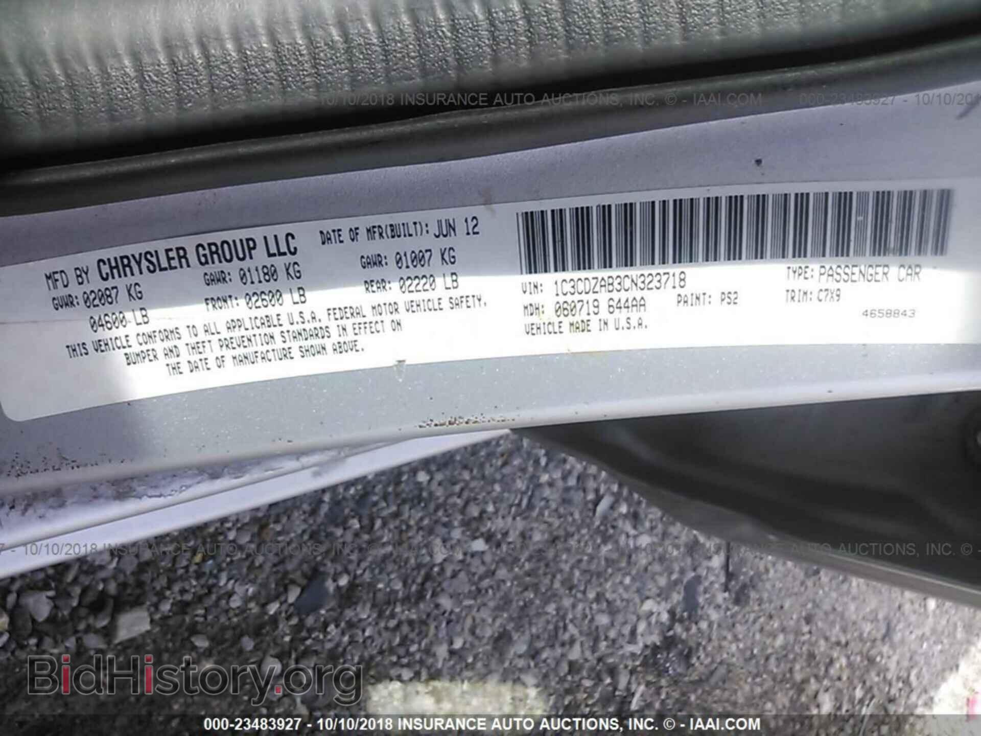 2012 Dodge Avenger - VIN: 1C3CDZAB3CN323718 - Photo 9