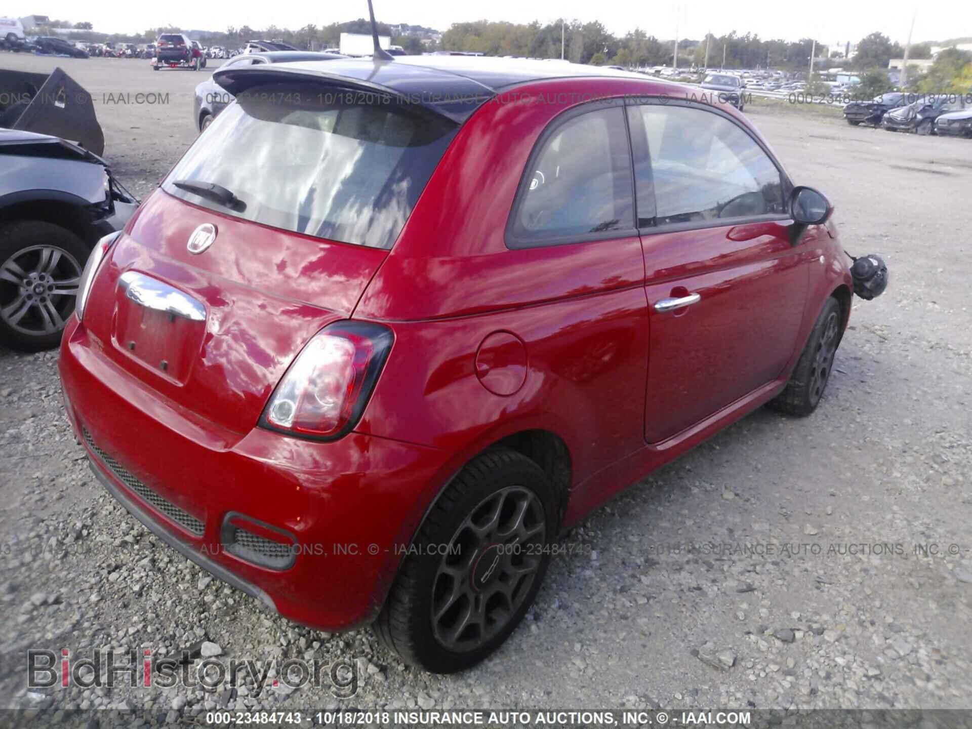 2013 Fiat 500 - VIN: 3C3CFFBR2DT754377 - Фото 4