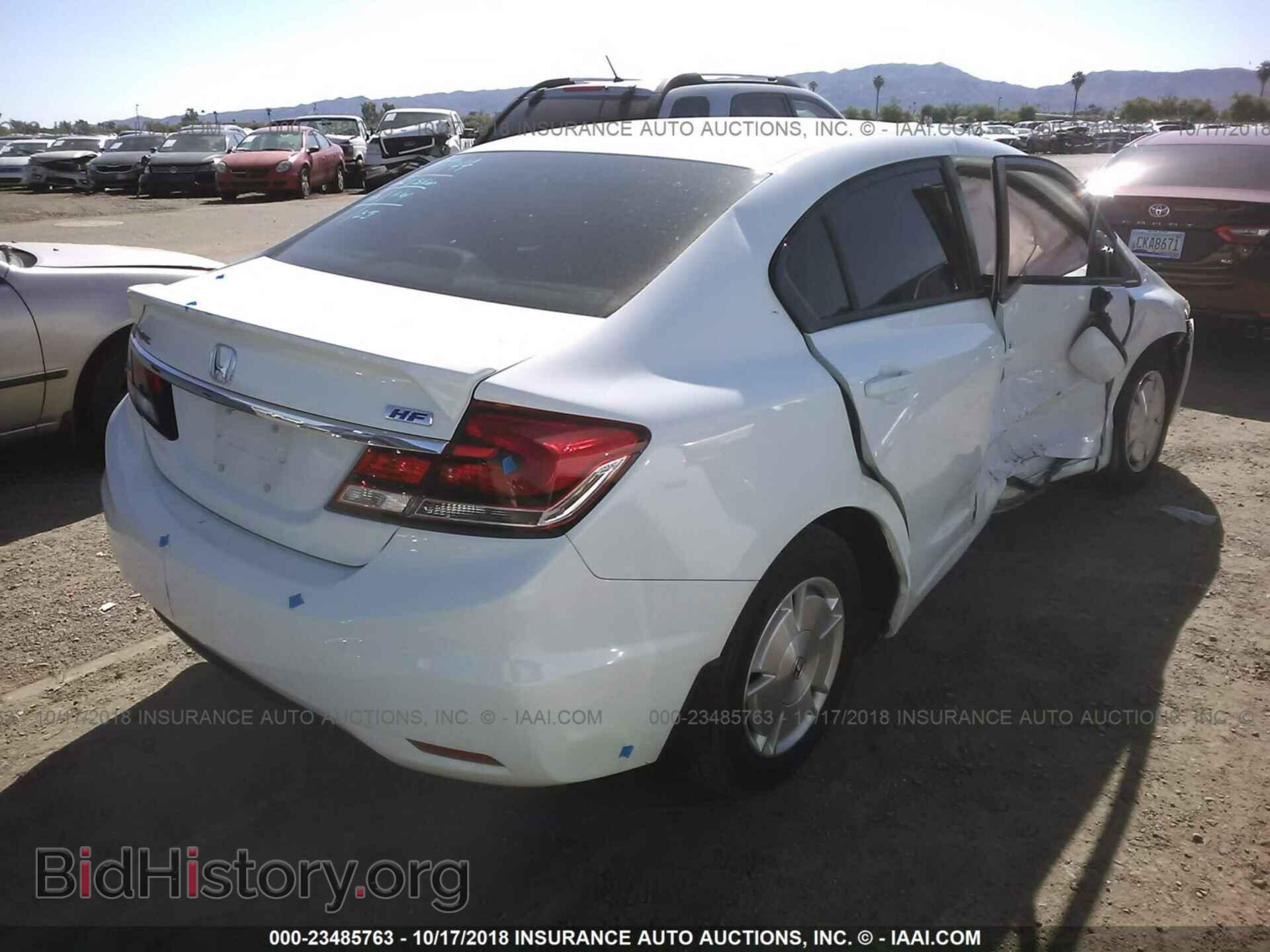 2013 Honda Civic - VIN: 2HGFB2F69DH550943 - Фото 4