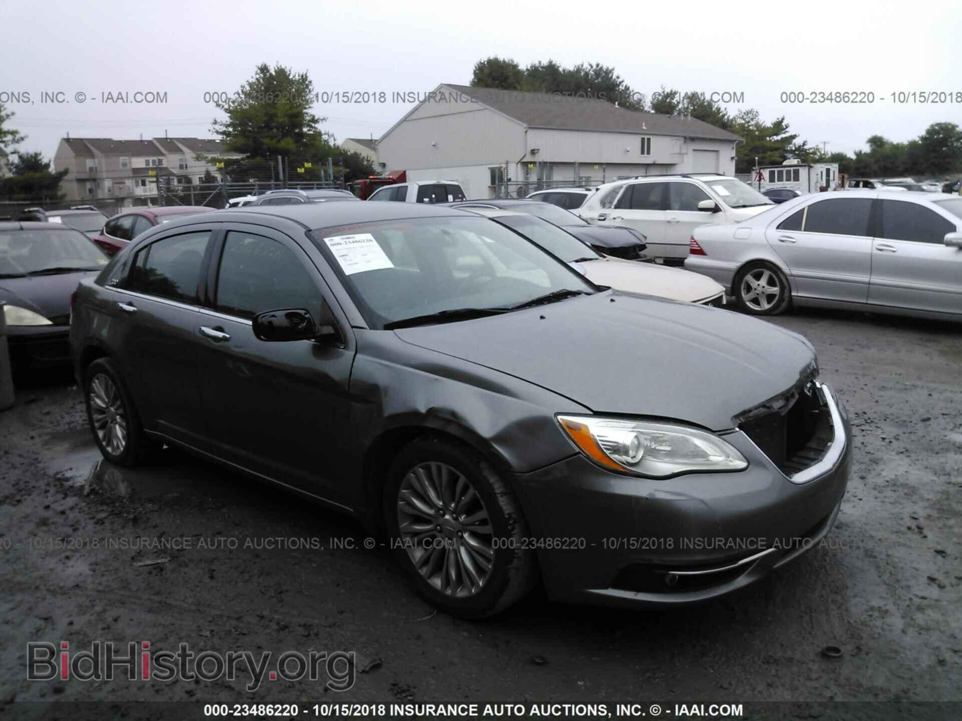 Фотография 1C3CCBCB6CN303387 - CHRYSLER 200 2012