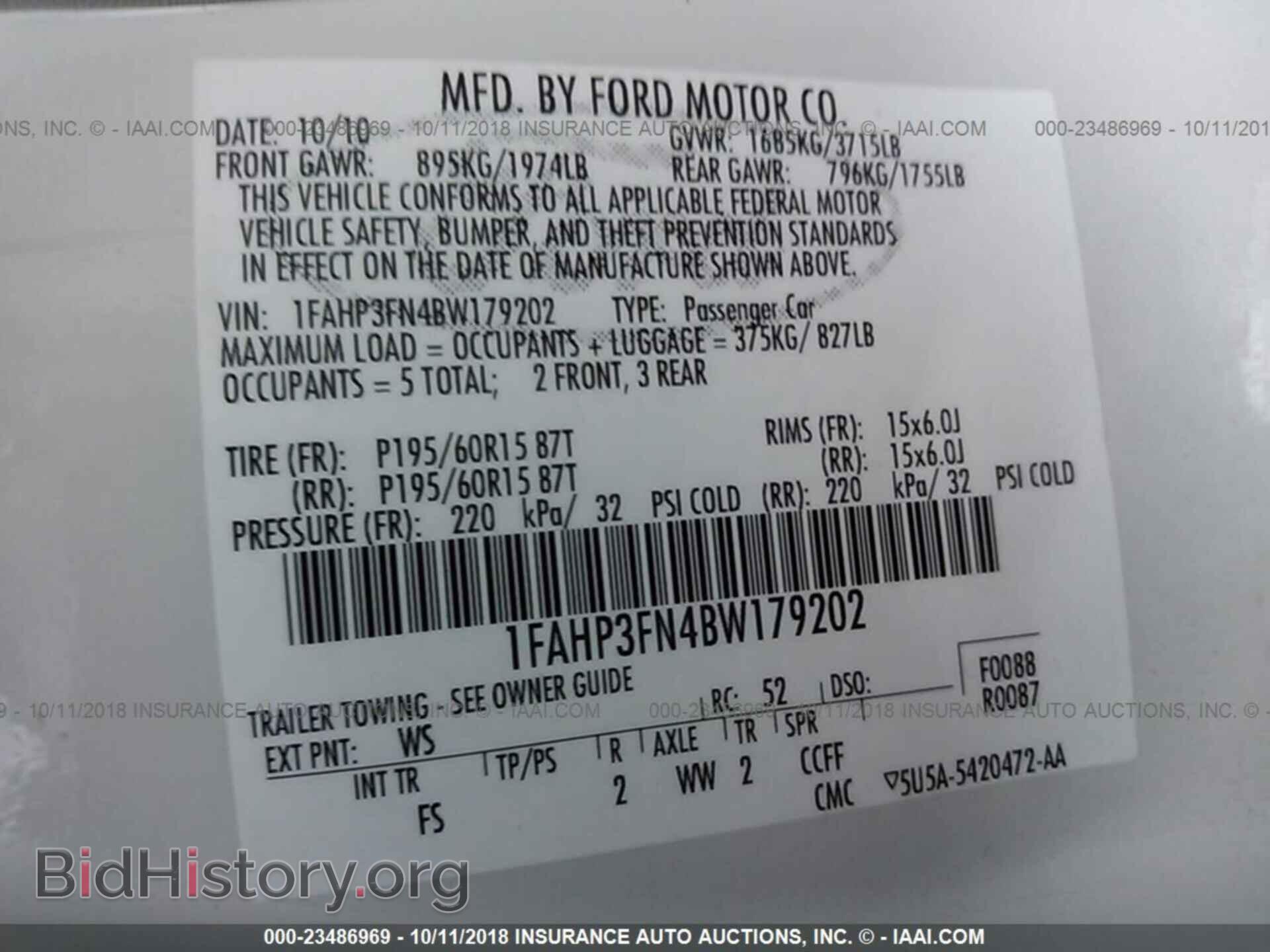 2011 Ford Focus - VIN: 1FAHP3FN4BW179202 - Photo 9