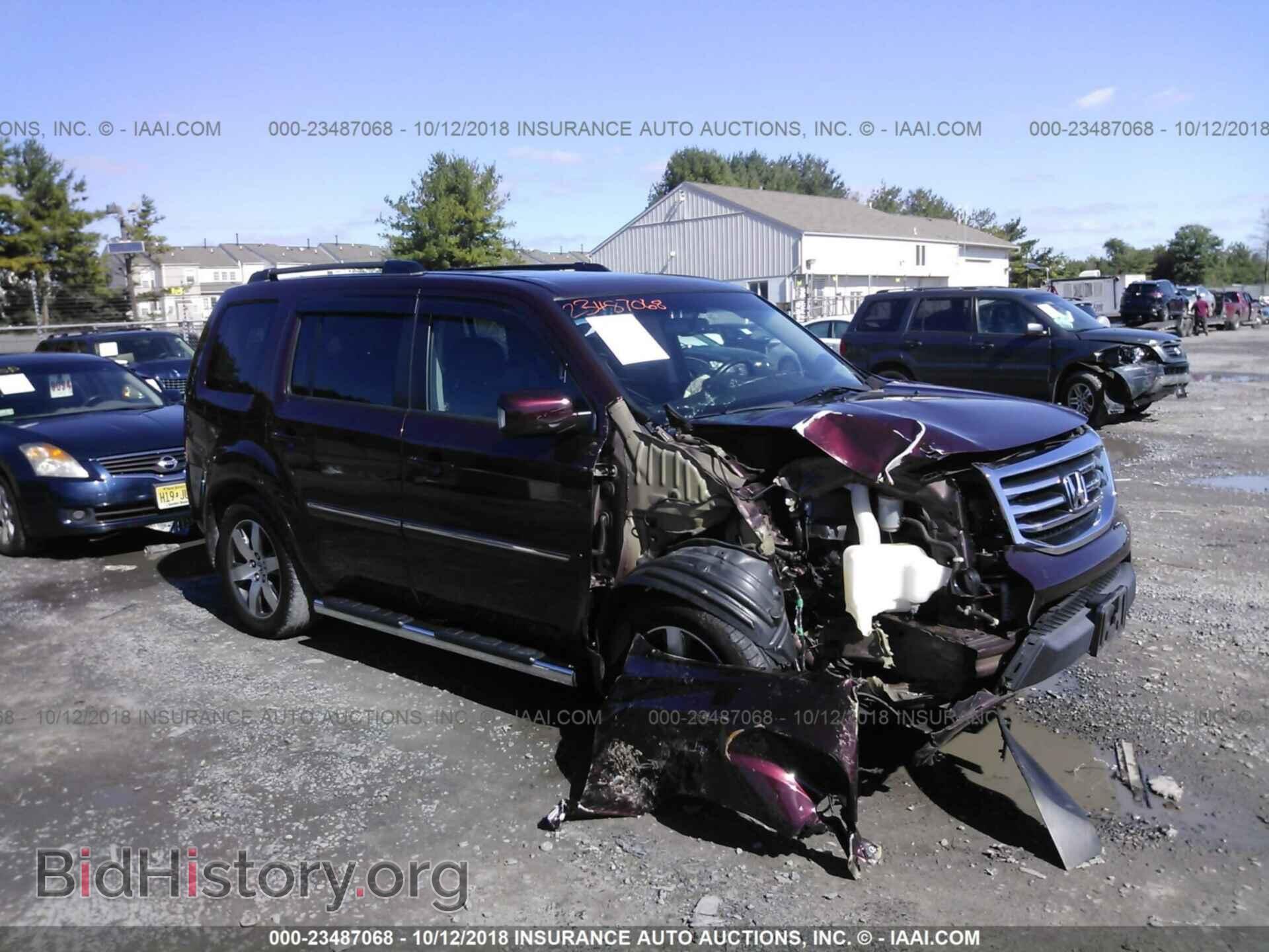 Photo 5FNYF4H93CB067595 - Honda Pilot 2012