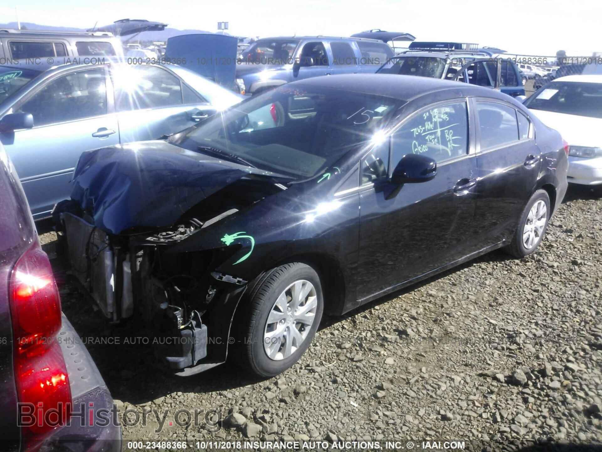 2012 Honda Civic - VIN: 2HGFB2F5XCH565411 - Photo 2