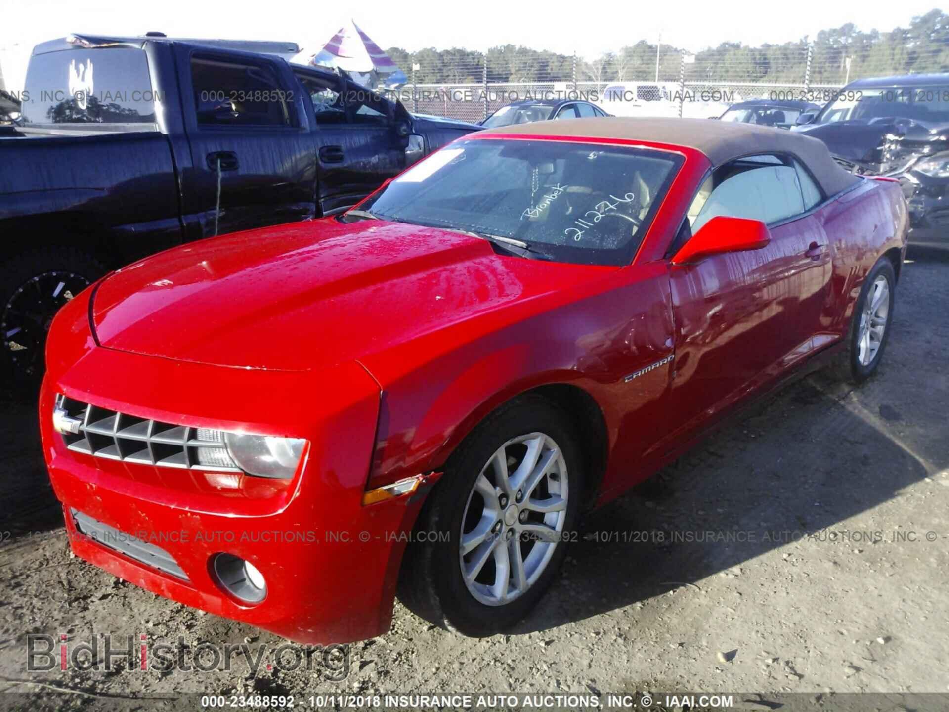 2013 Chevrolet Camaro - VIN: 2G1FB3D30D9211276 - Фото 2