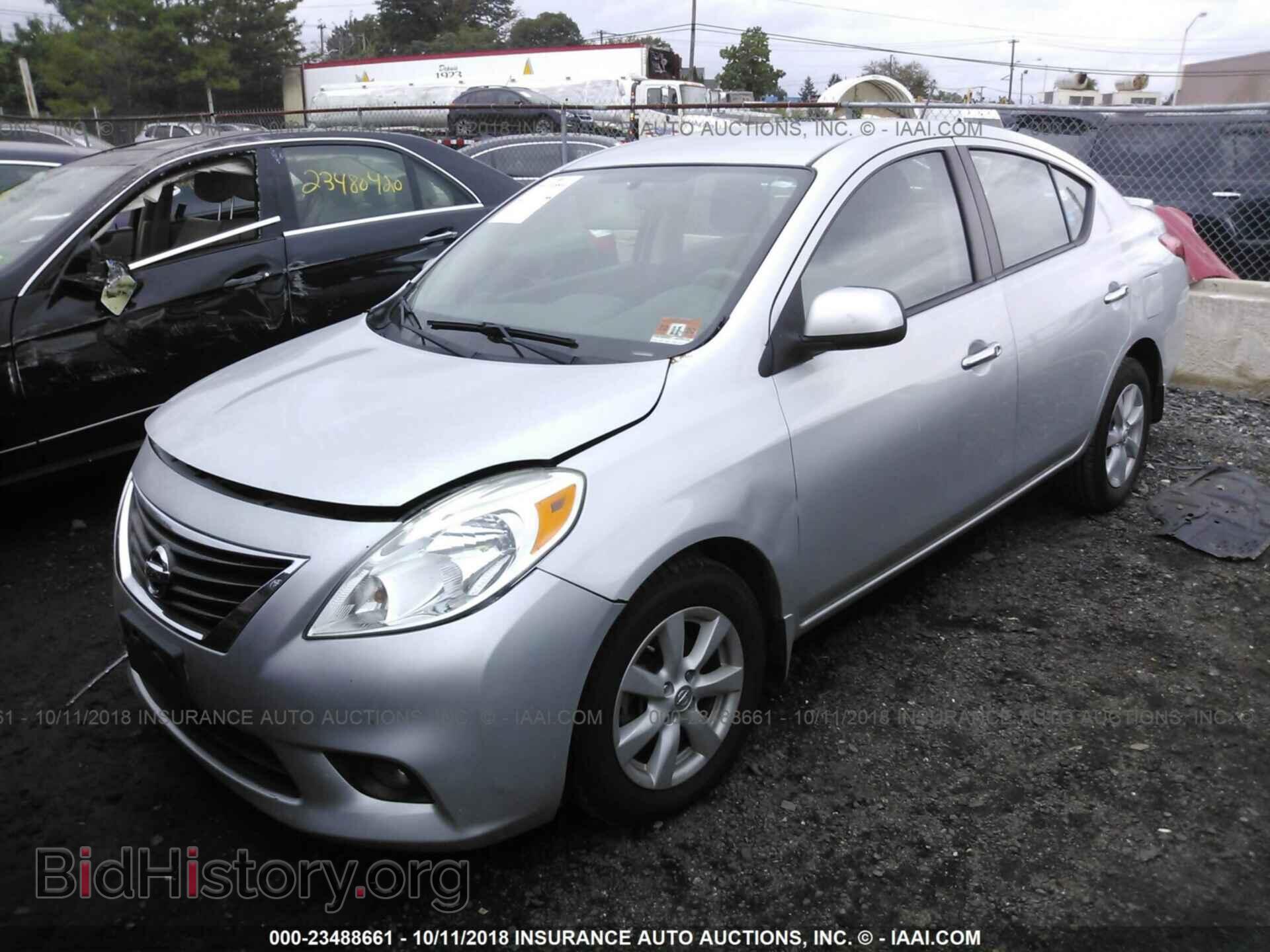 2013 Nissan Versa - VIN: 3N1CN7AP1DL839248 - Фото 2
