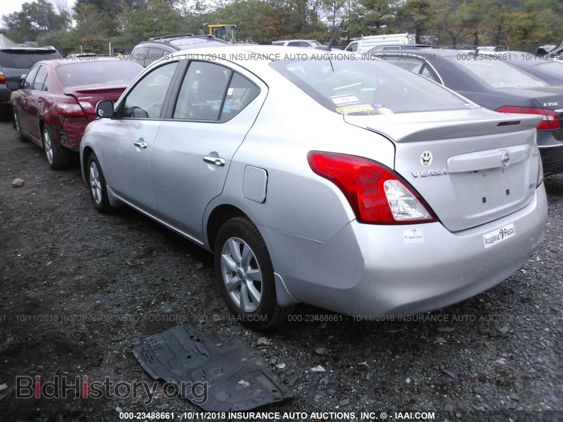 2013 Nissan Versa - VIN: 3N1CN7AP1DL839248 - Фото 3
