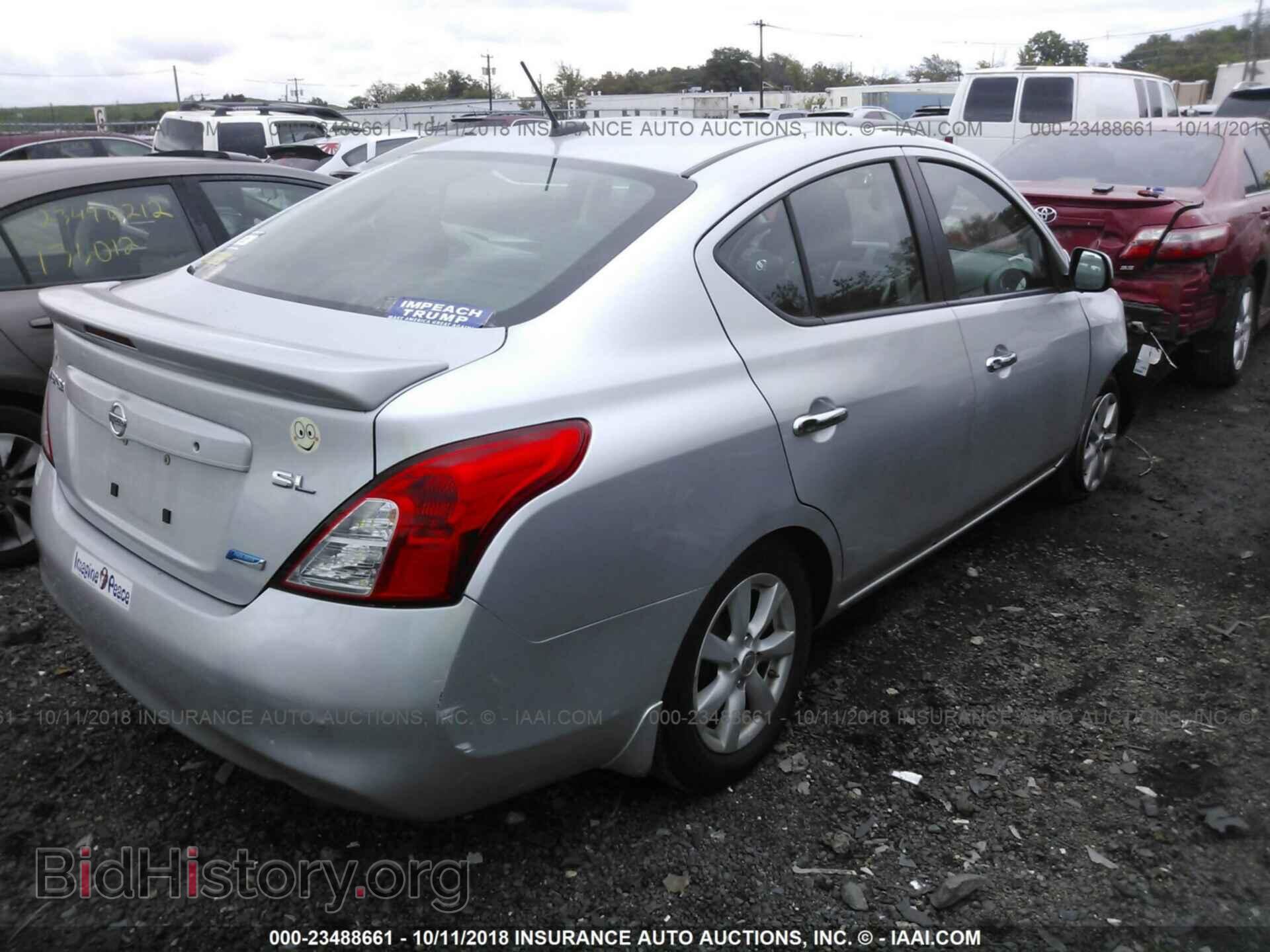 2013 Nissan Versa - VIN: 3N1CN7AP1DL839248 - Фото 4
