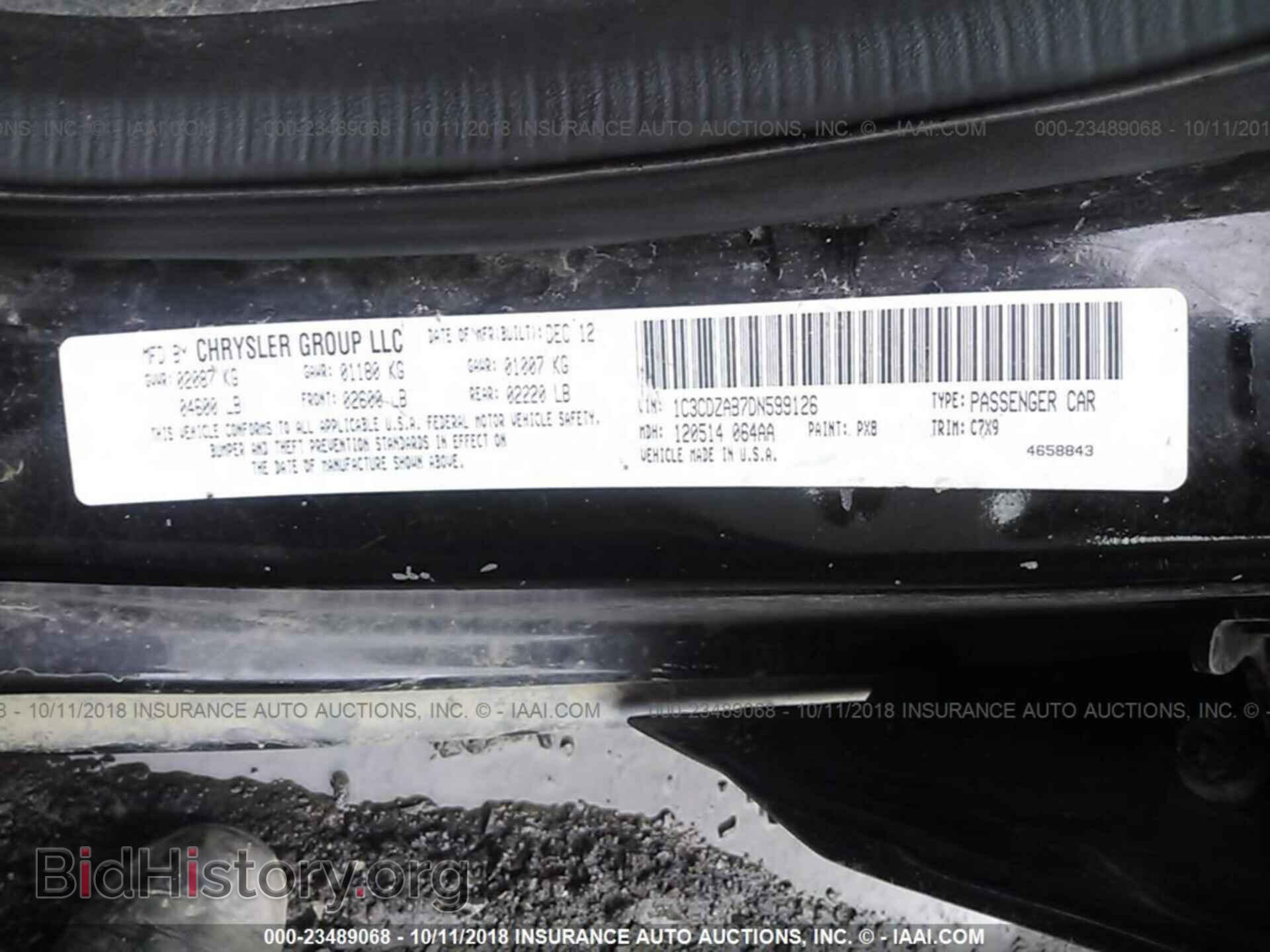 2013 Dodge Avenger - VIN: 1C3CDZAB7DN599126 - Photo 9